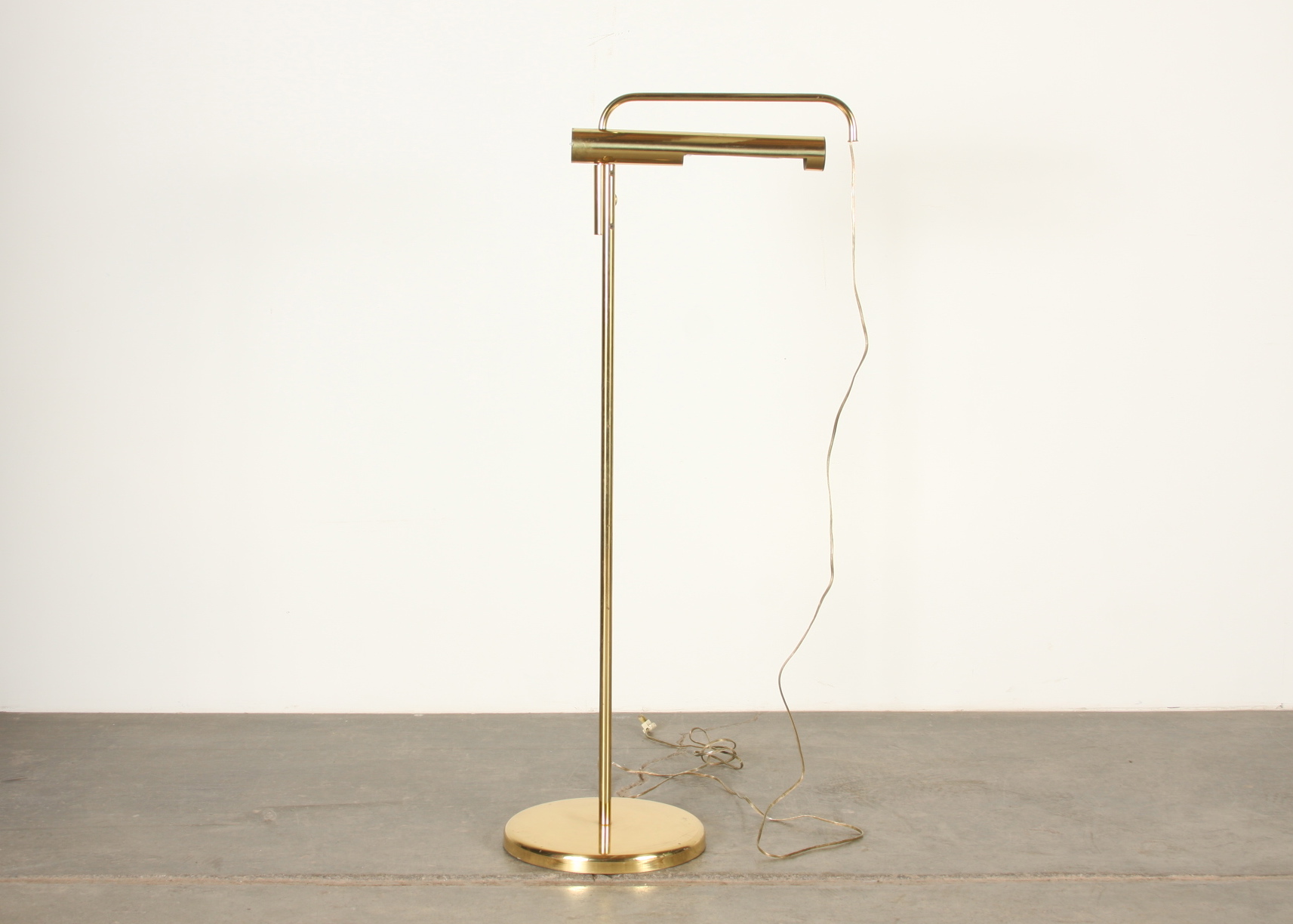 George Kovacs Modern Brass Floor Lamp