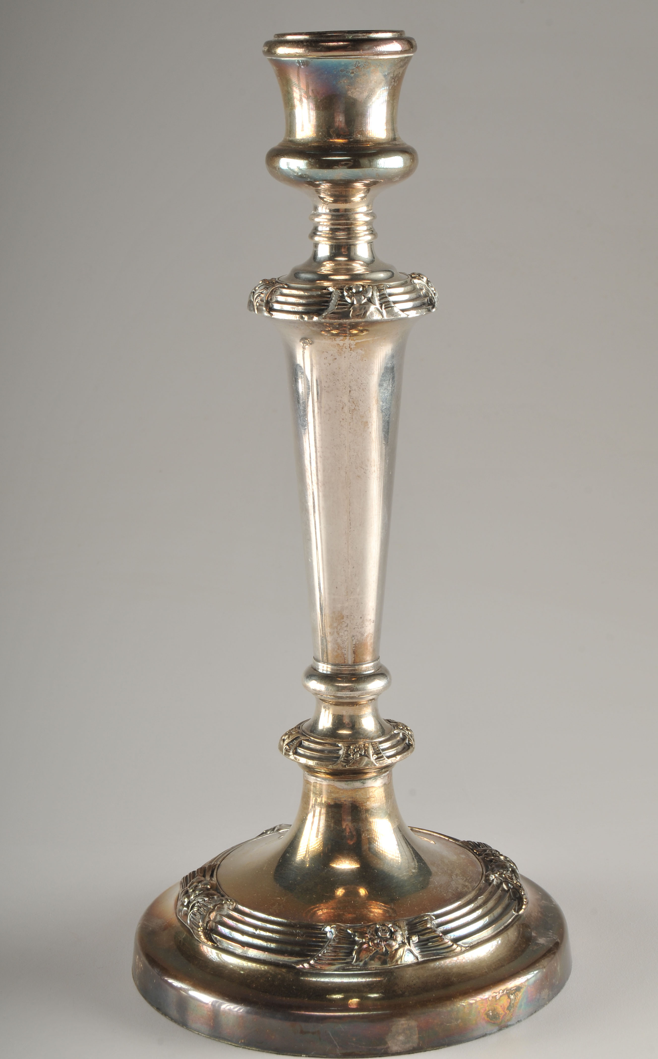 Antique Sheffield Silver Plate Candlesticks