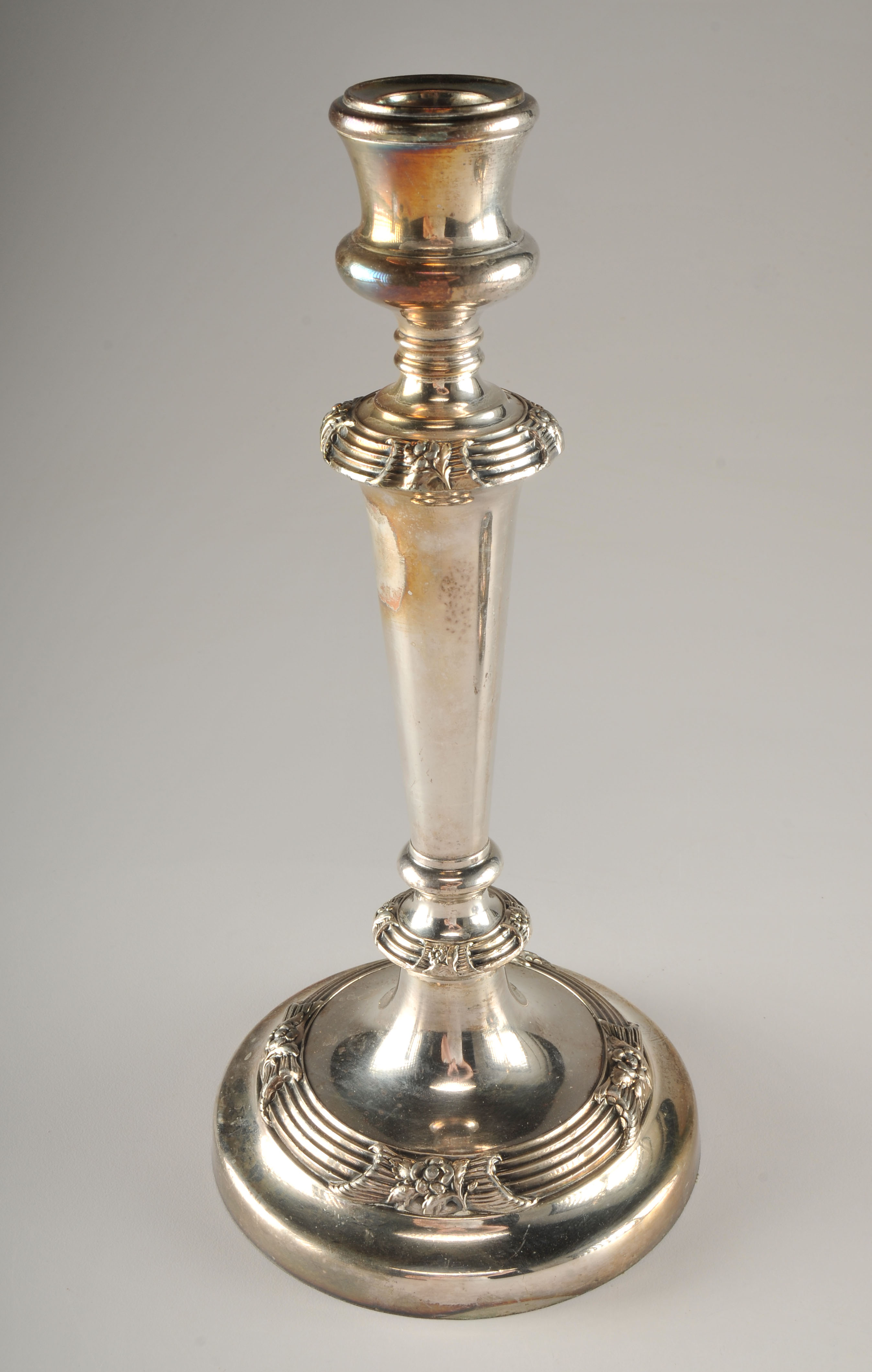 Antique Sheffield Silver Plate Candlesticks