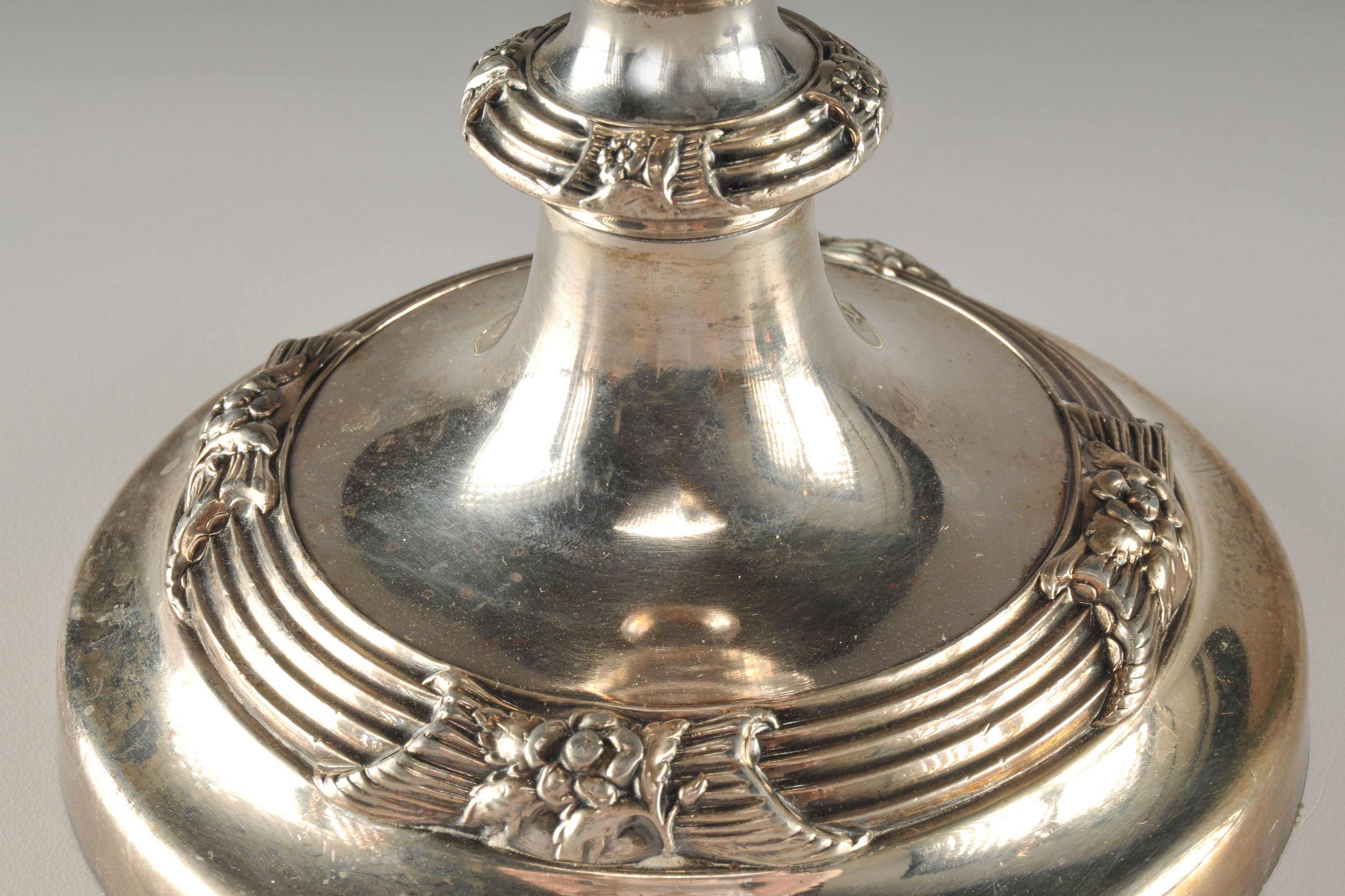 Antique Sheffield Silver Plate Candlesticks