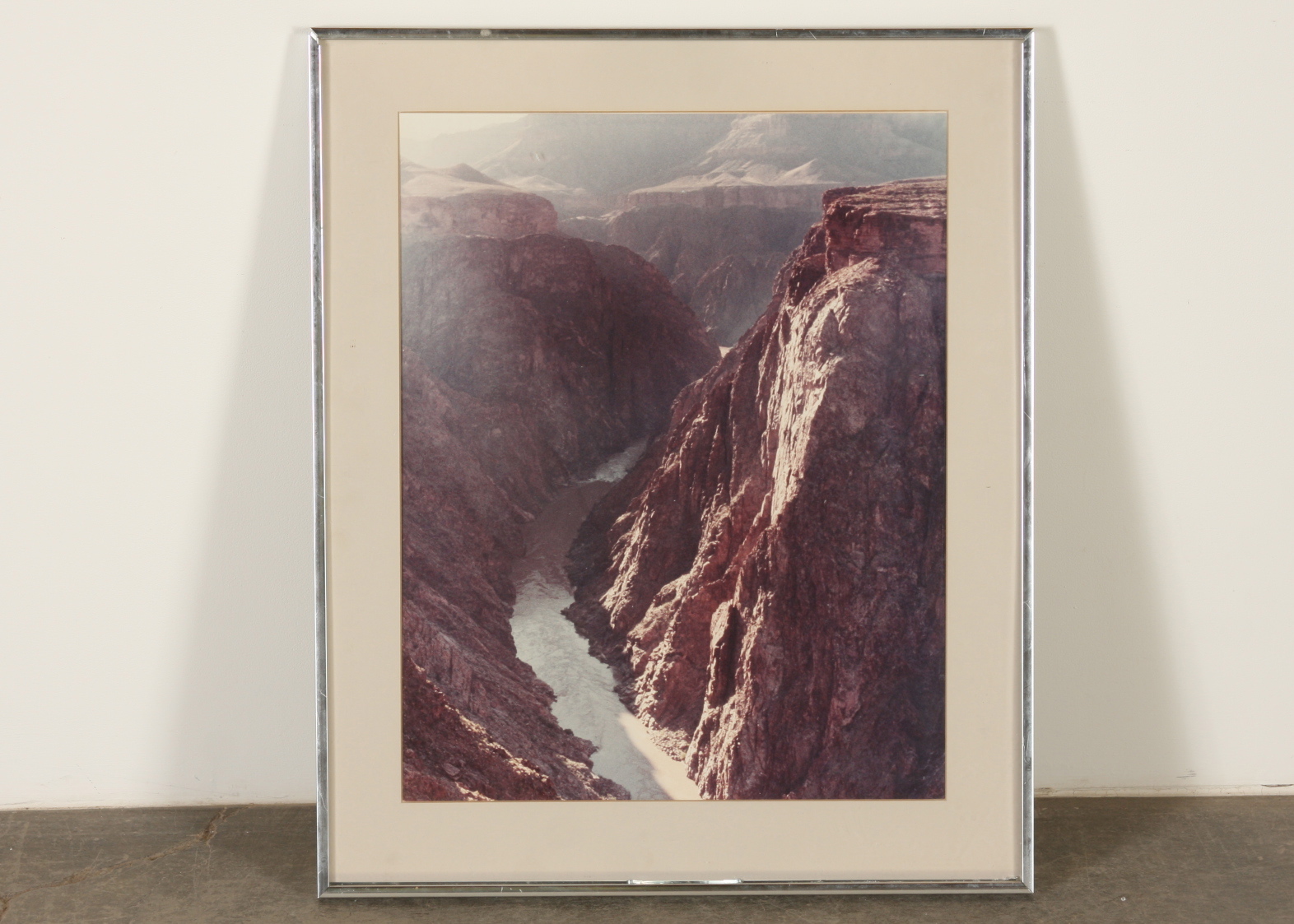 Vintage Framed Photograph of Grand Canyon
