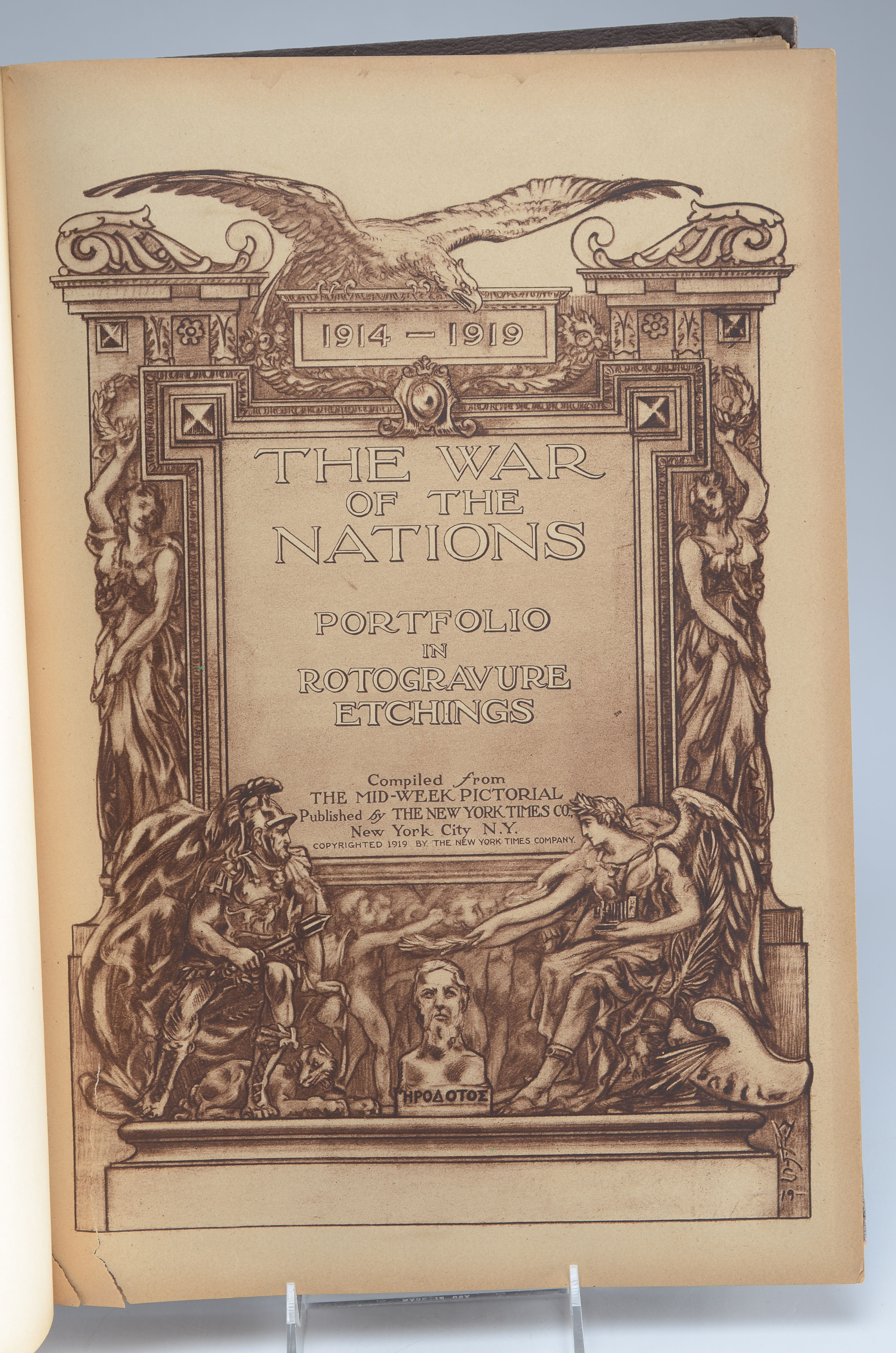 "The War of the Nations Portfolio" from New York Times 1914-1919