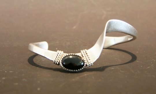 Sterling Bracelet with Stone