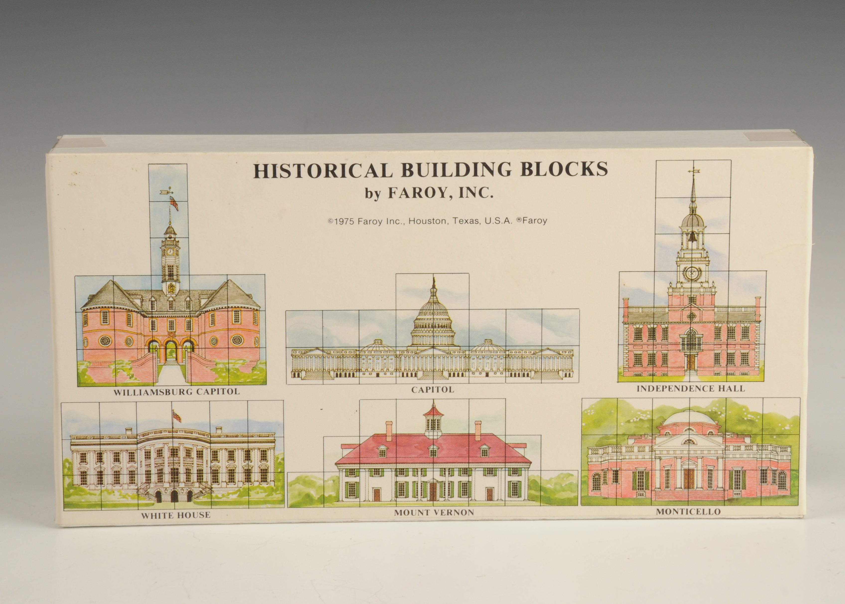 Puzzle Box Depicting Historical Buildings