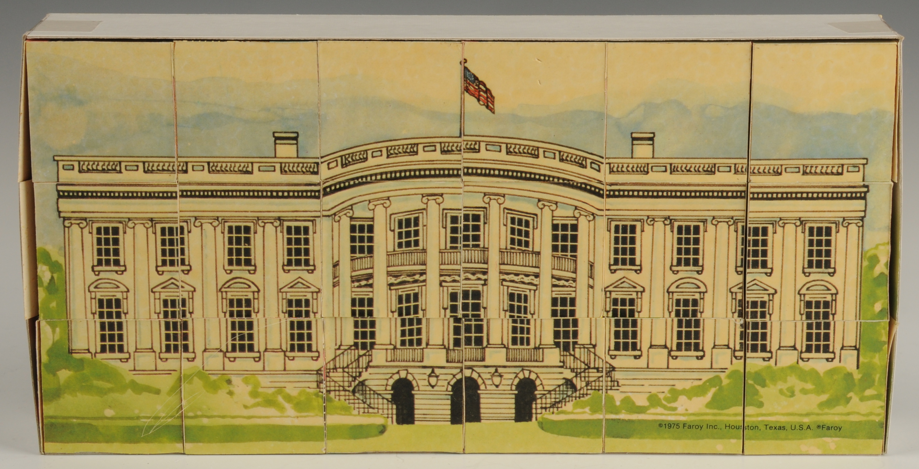 Puzzle Box Depicting Historical Buildings