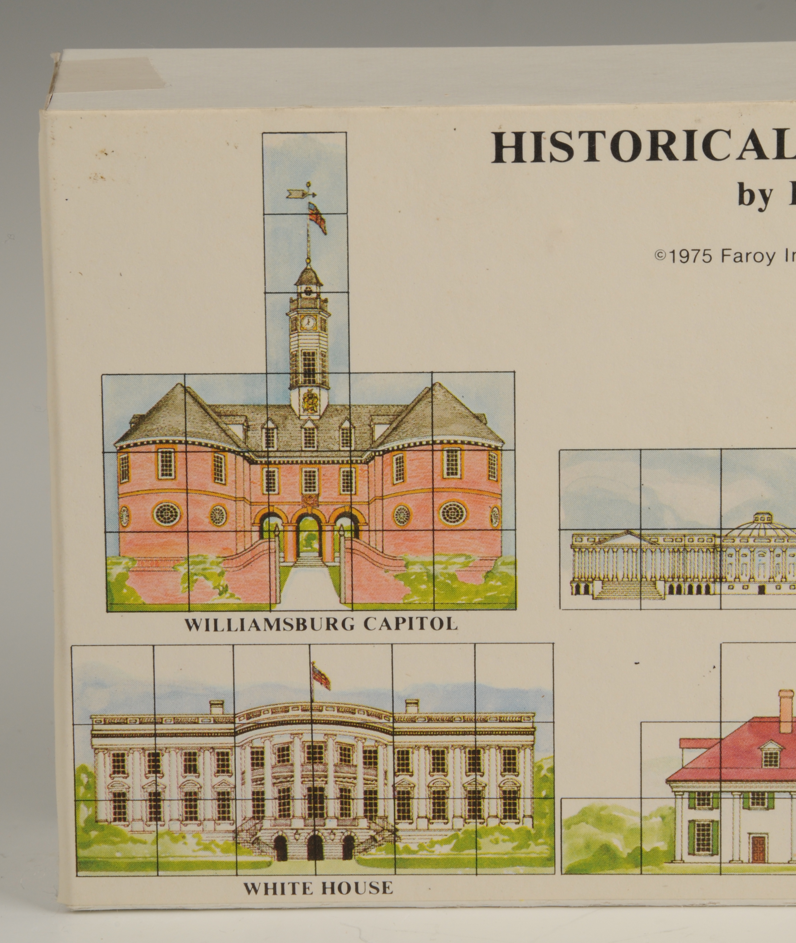 Puzzle Box Depicting Historical Buildings