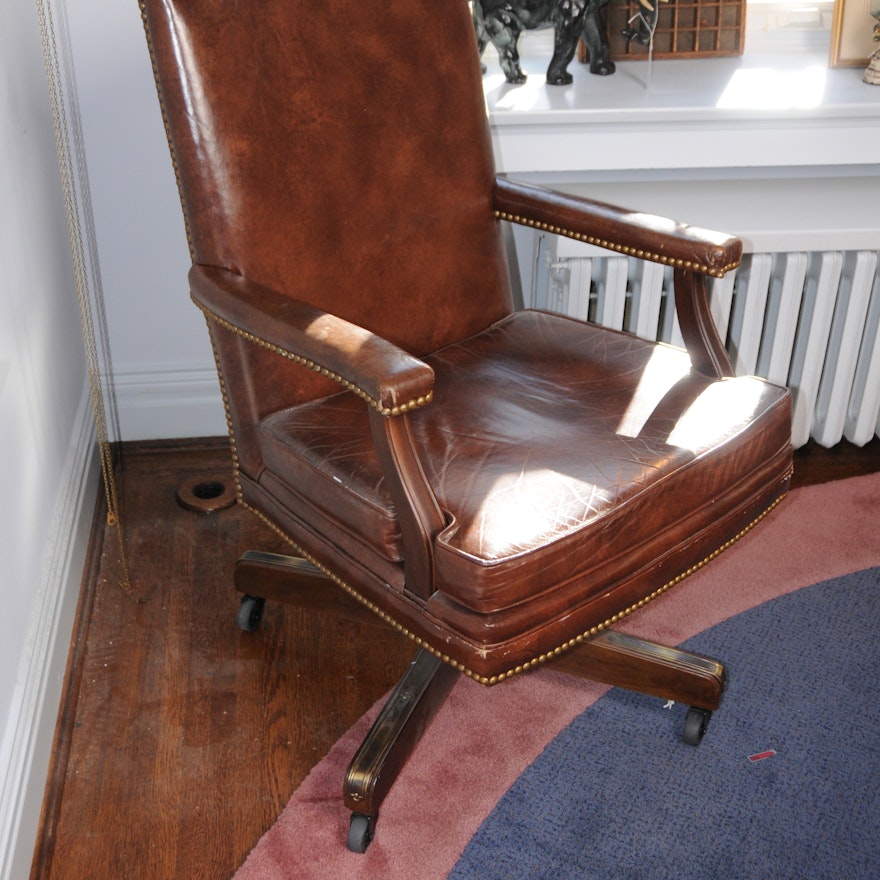Alma Desk Company, Leather Chair