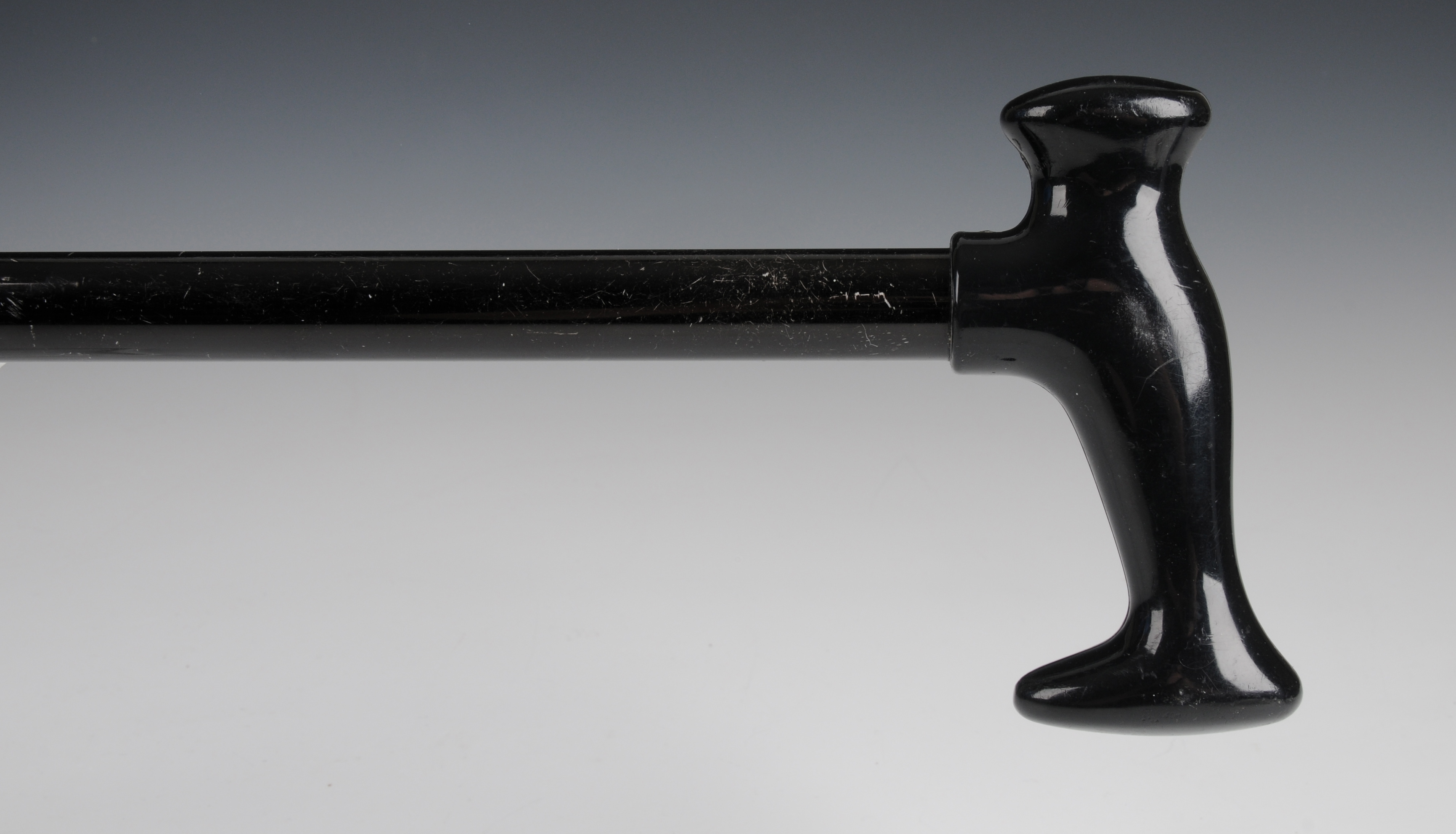 Group of (3) black canes