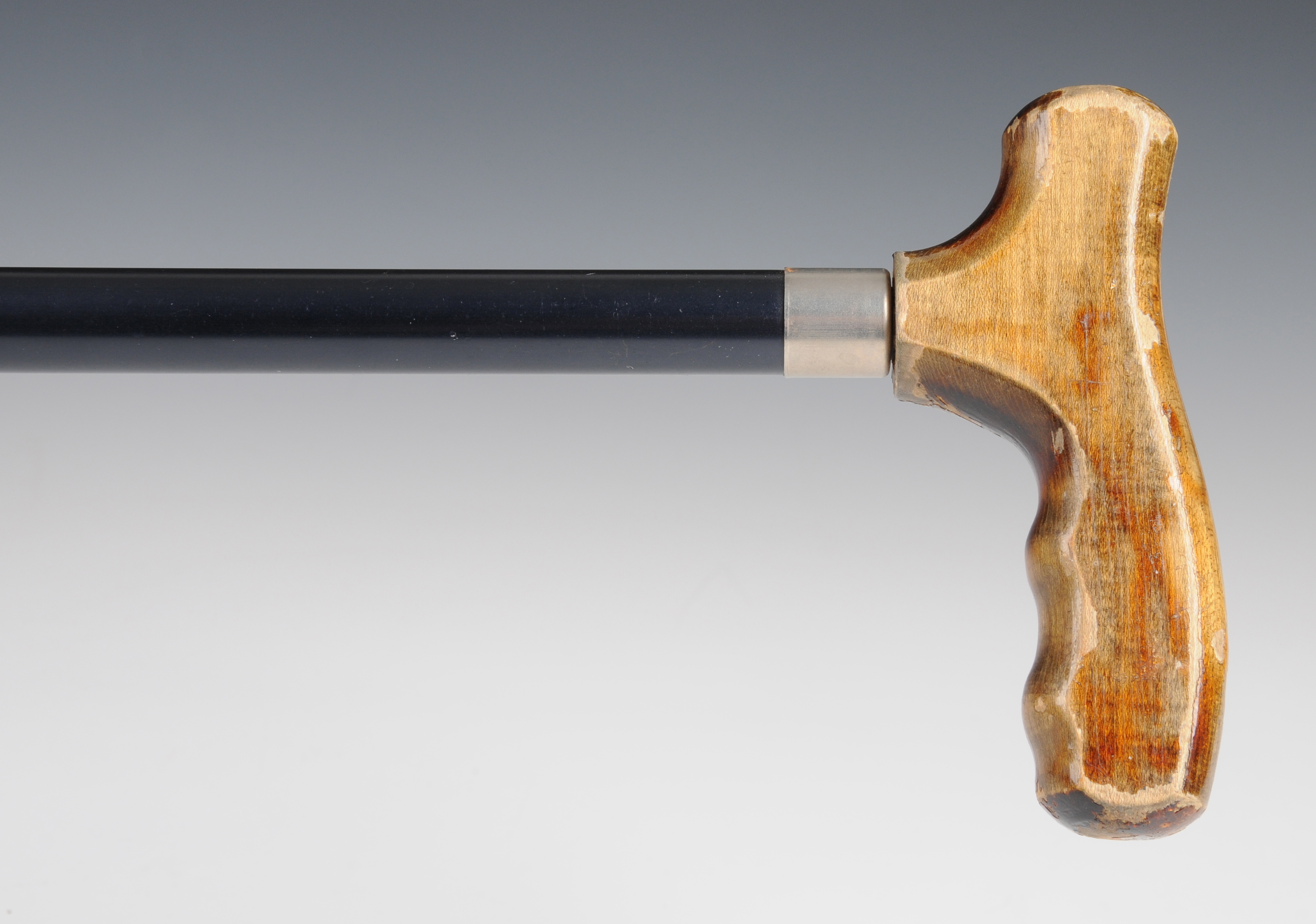 Group of (3) black canes