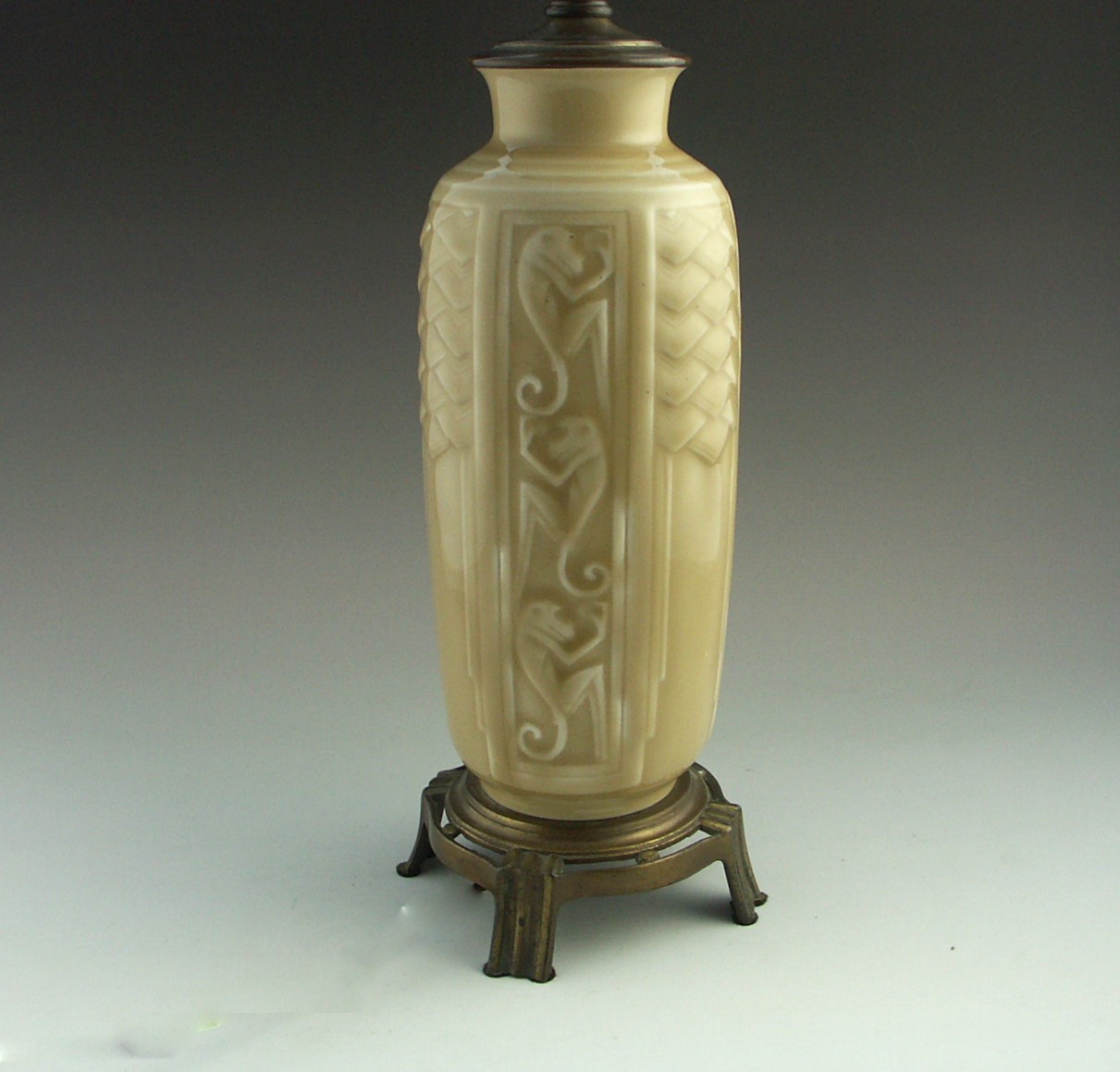 Rookwood Art Deco Monkey Lamp