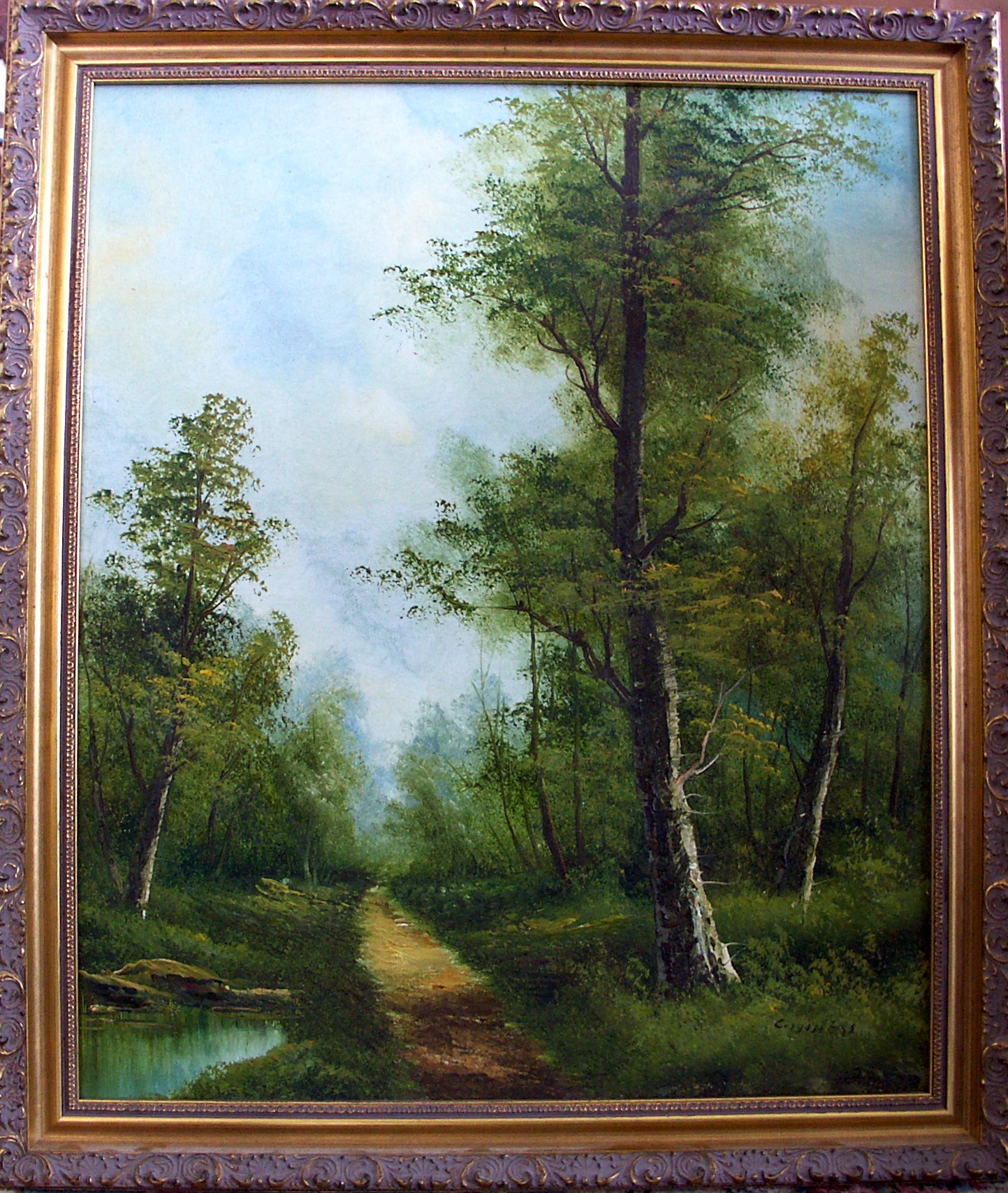 Original C. Inness Painting