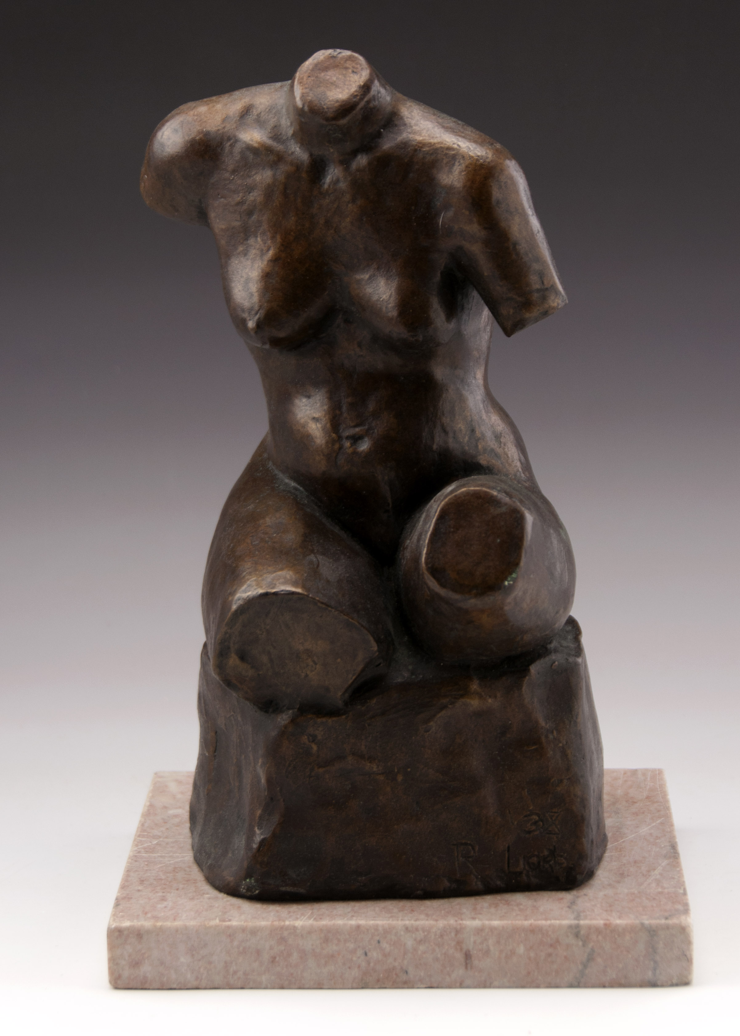 Bronze Torso Sculpture