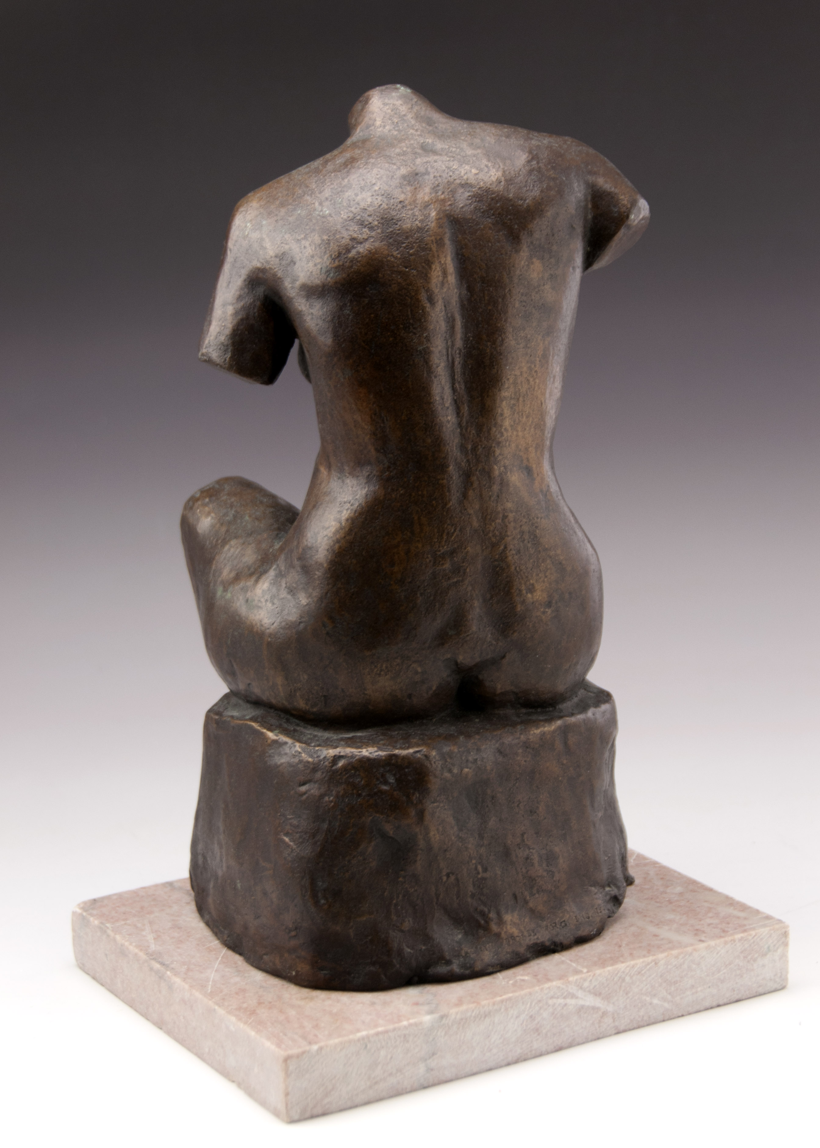Bronze Torso Sculpture