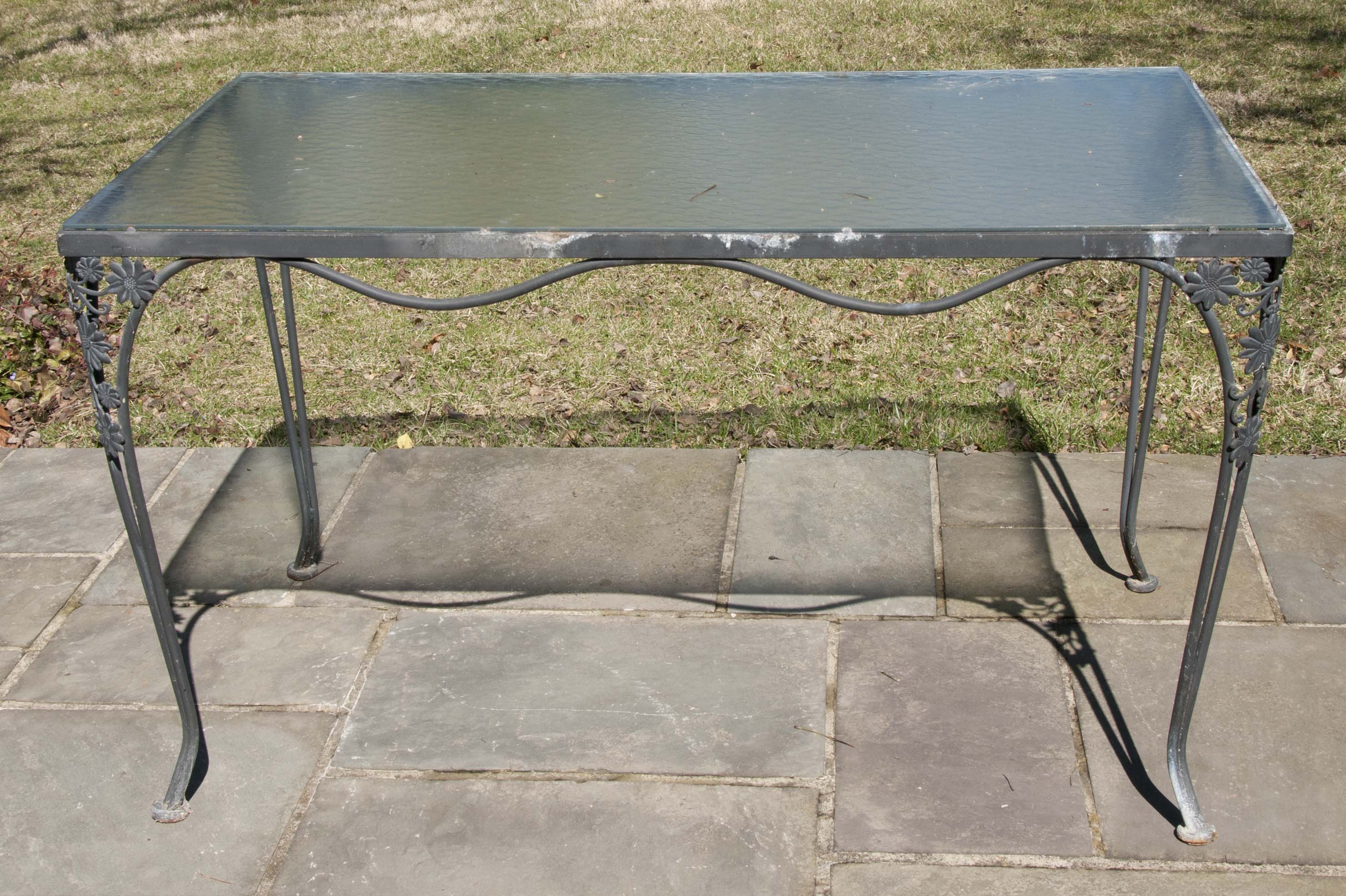 Five-Piece Wrought Iron Patio Set