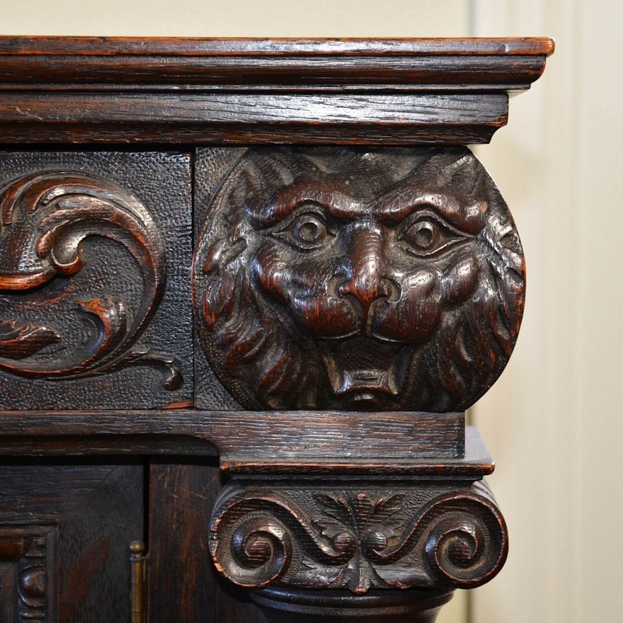 Renaissance style side board.