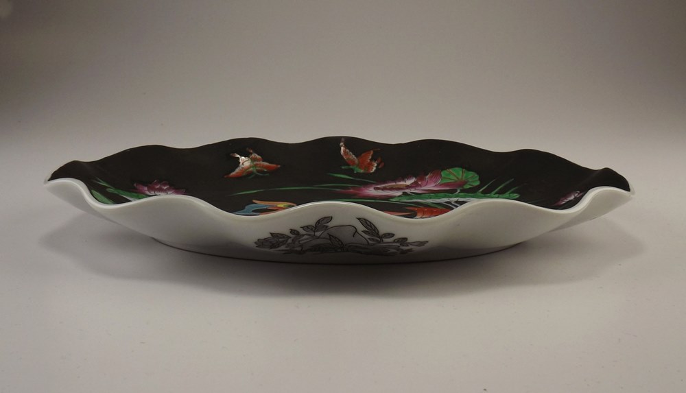 Chinese Black Glazed Platter