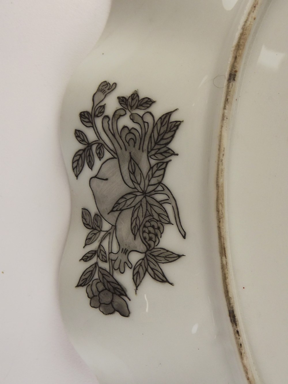 Chinese Black Glazed Platter