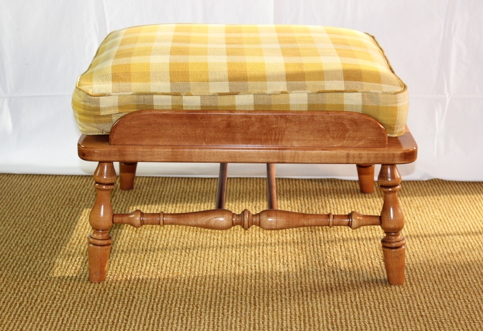 Thomasville Maple Oversized Footstool 