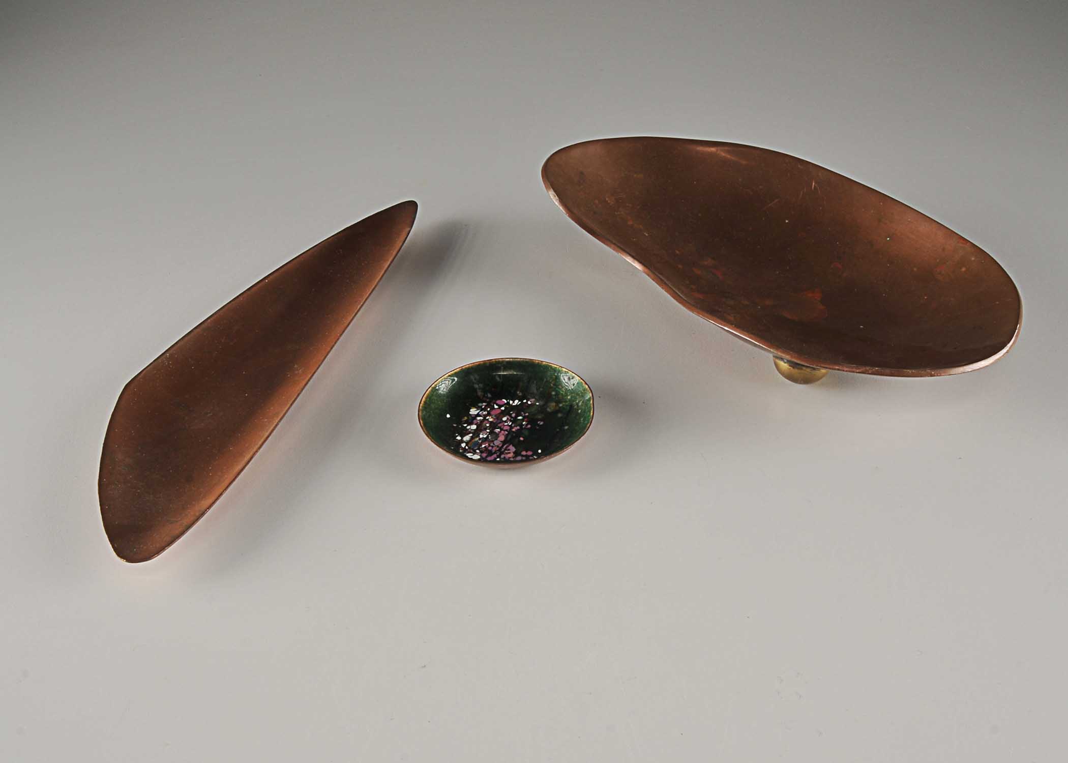 Mid Century Copper Trays