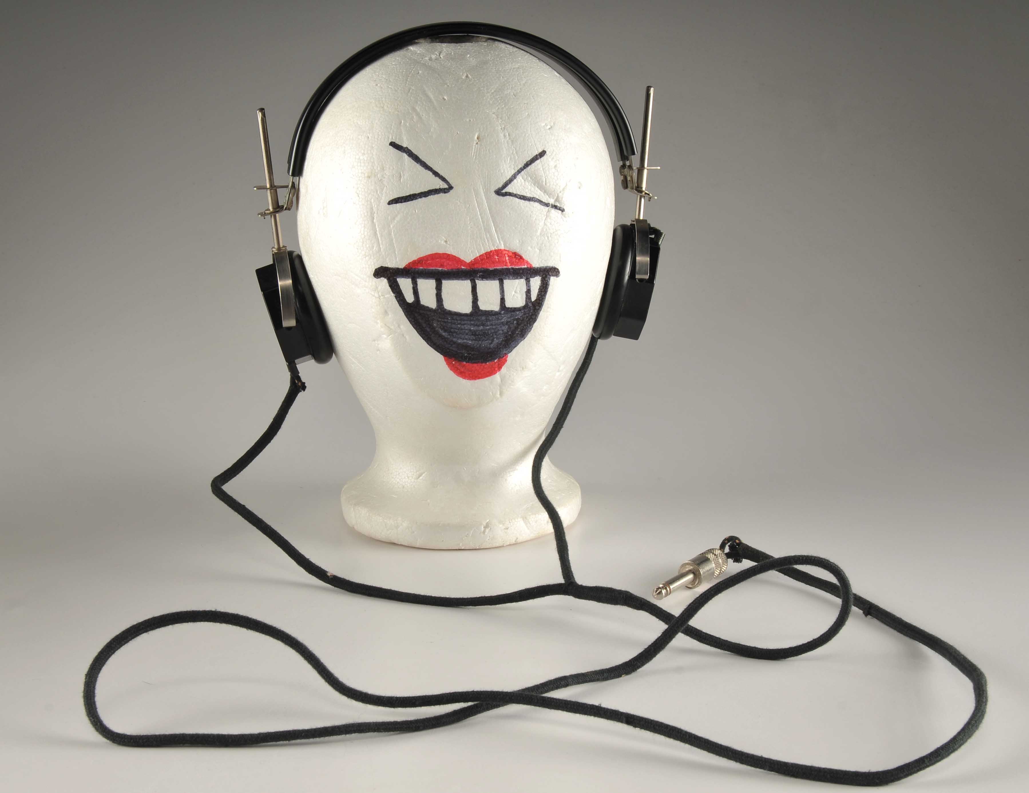 Pair of Crystal Headphones by Clevite Electronic Components