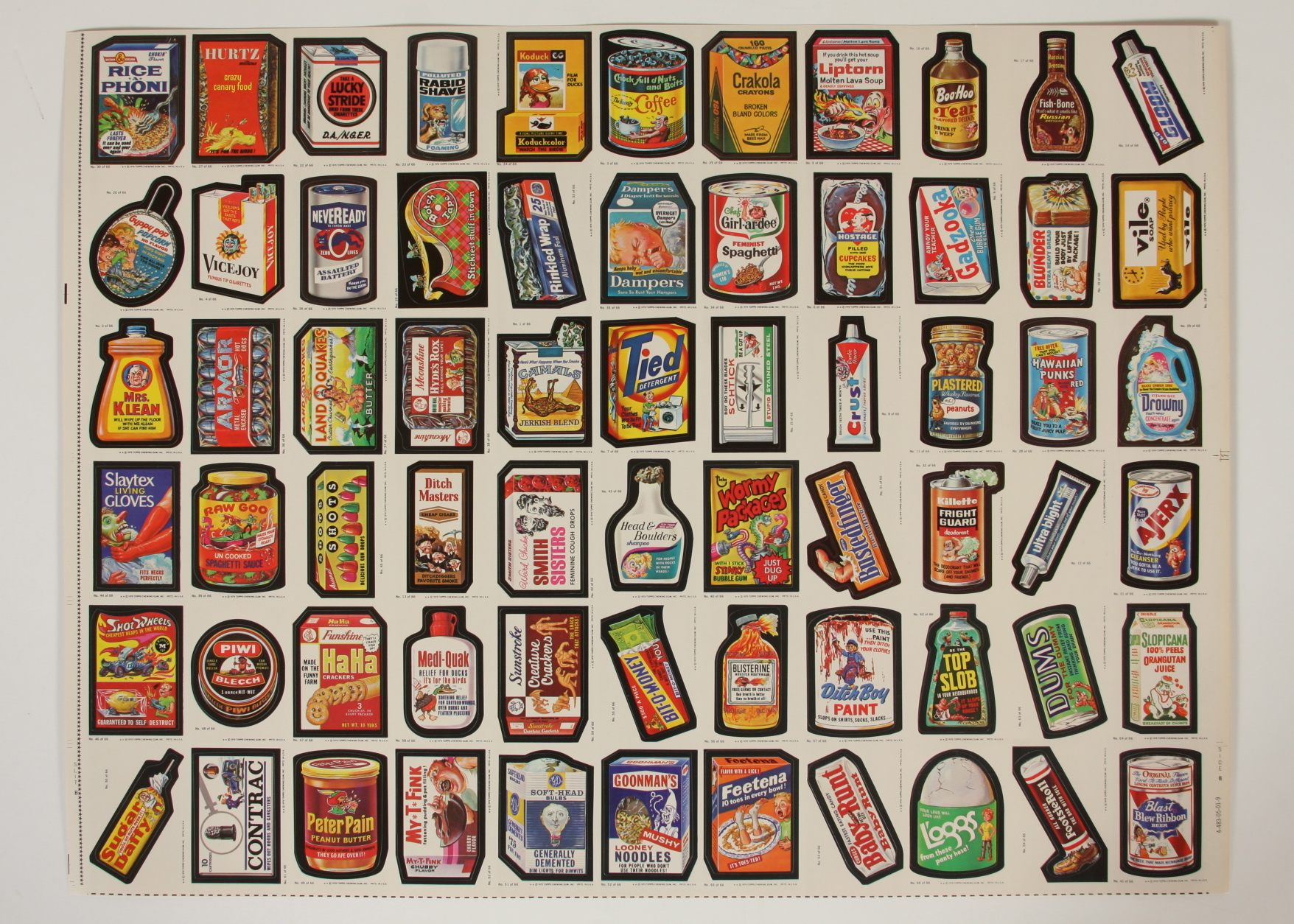 Wacky Packages Advertising Piece