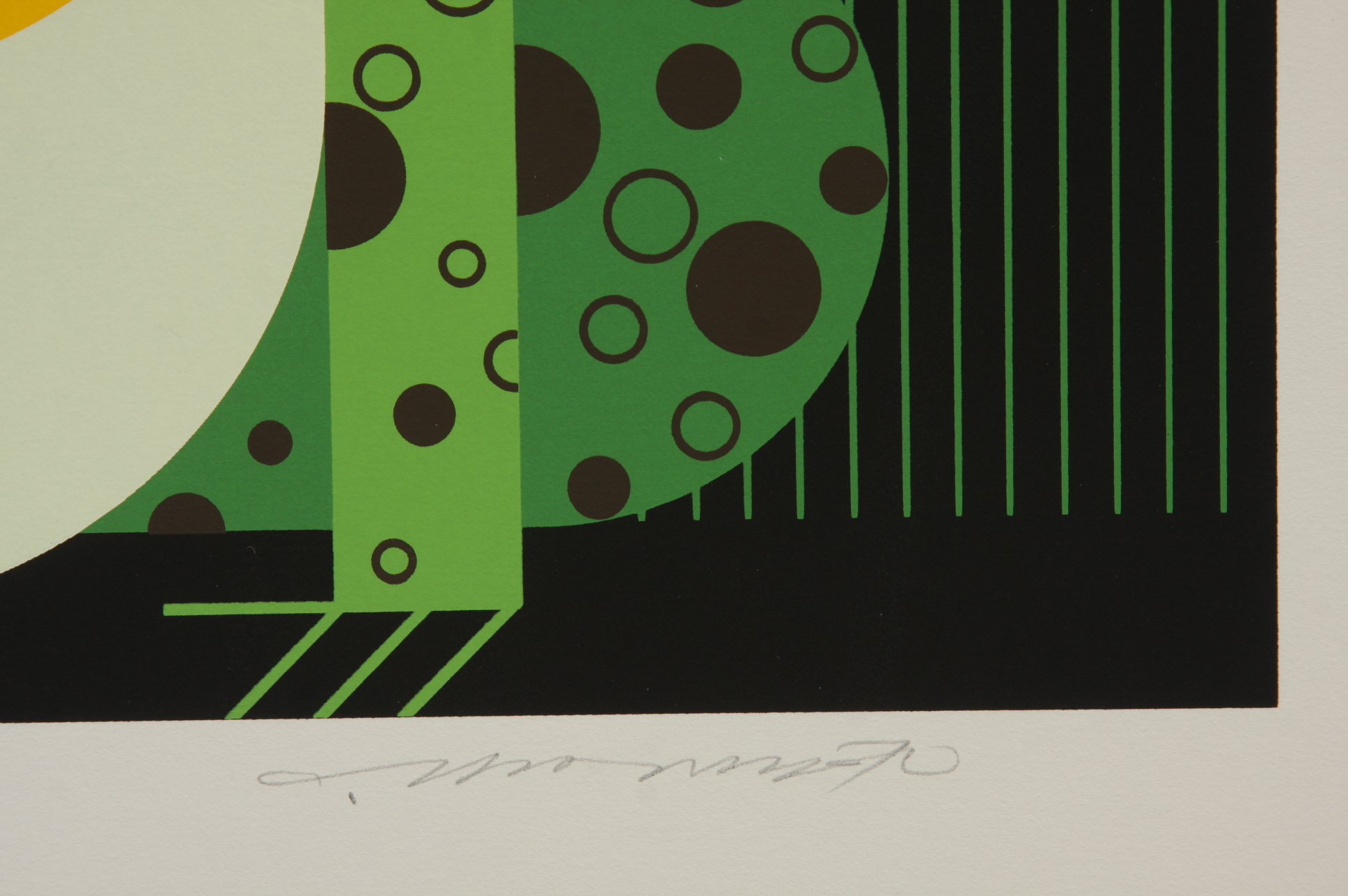 Charley Harper, Frog Eat Frog Serigraph