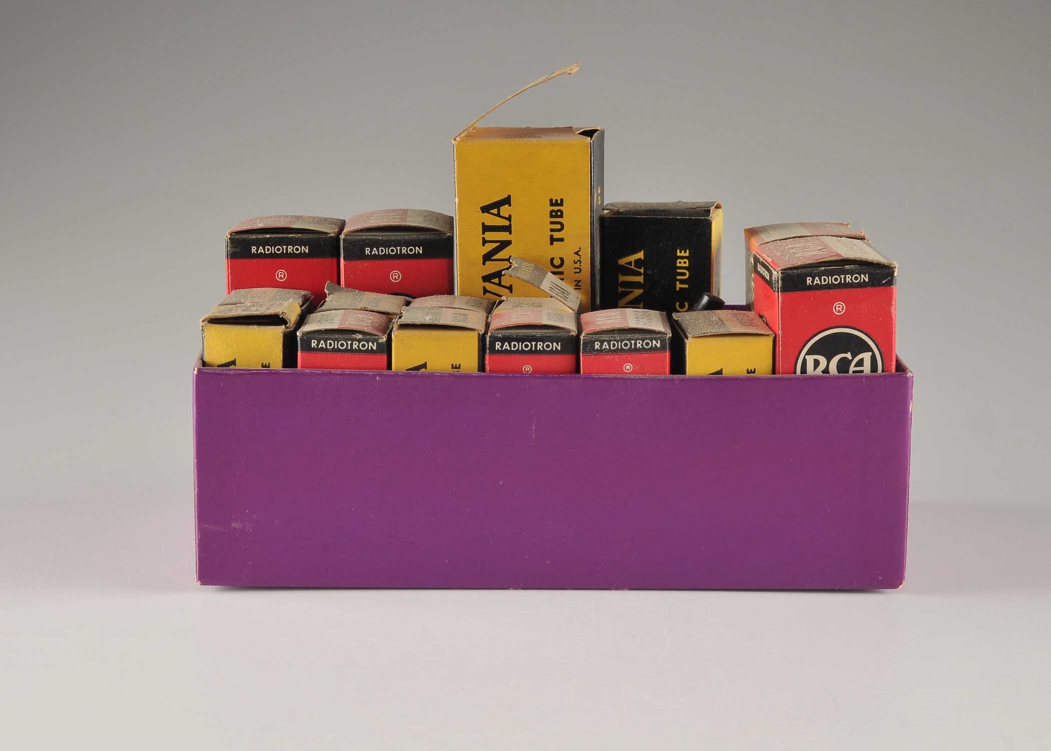 Collection of Vintage Radio Tubes