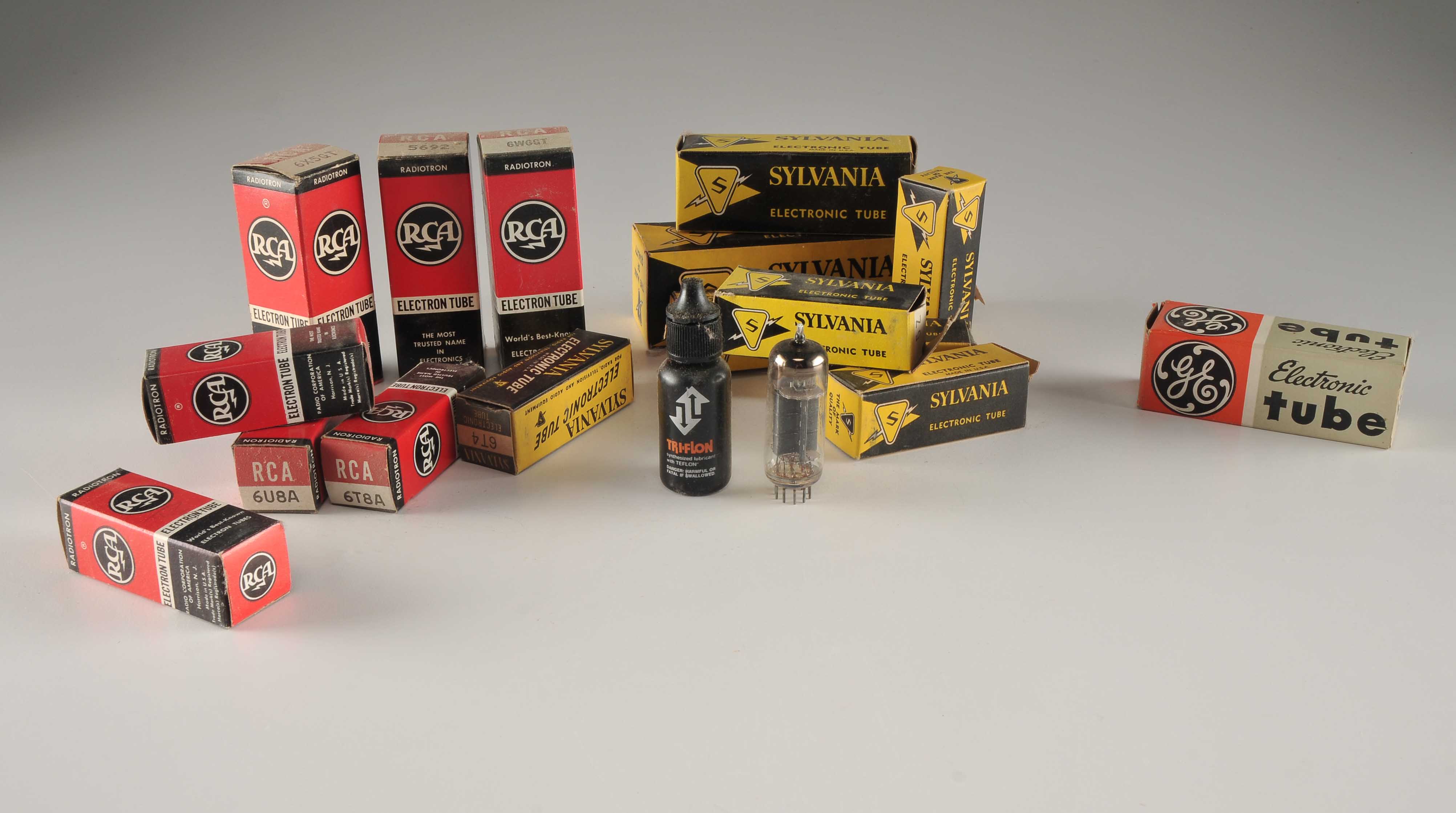 Collection of Vintage Radio Tubes