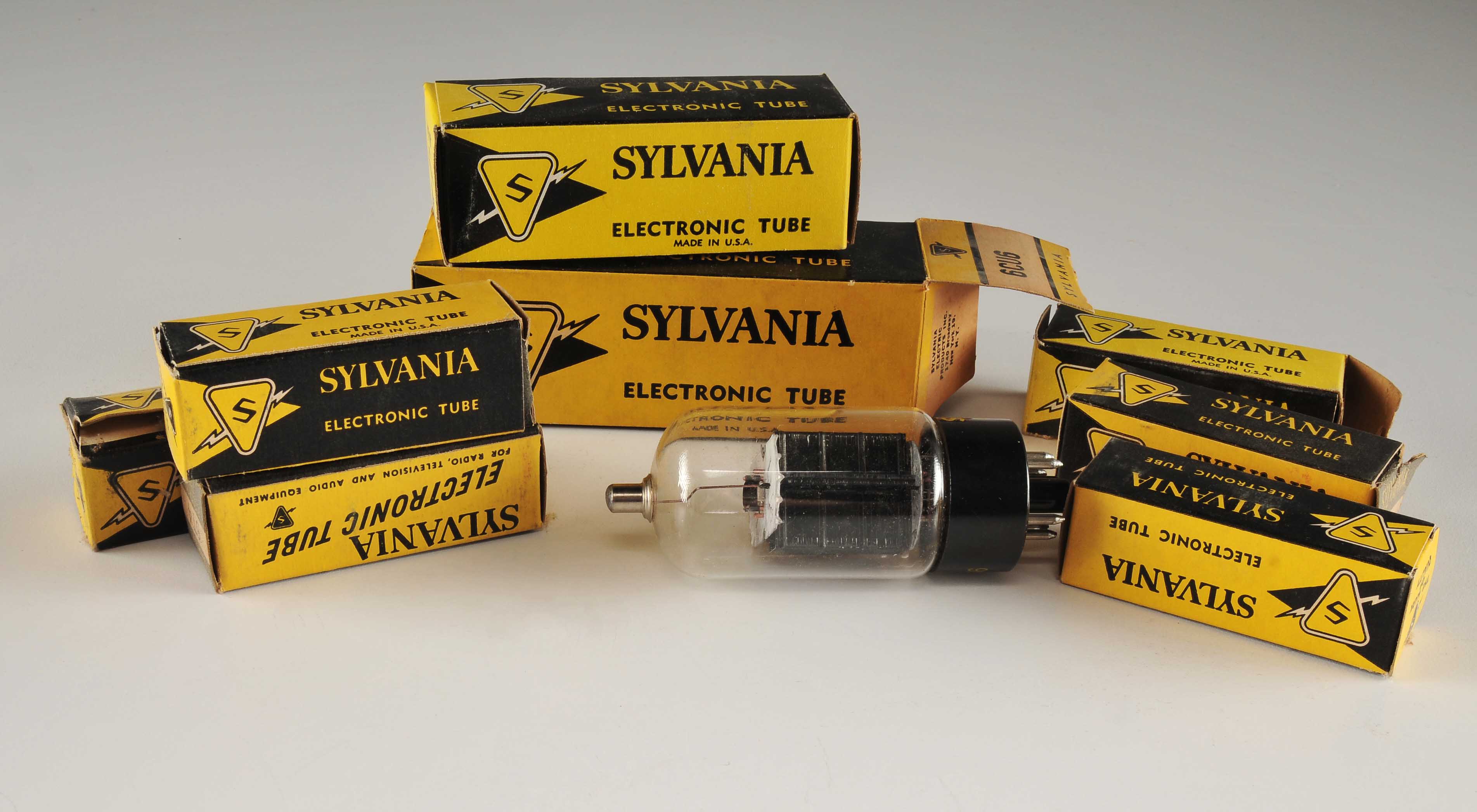 Collection of Vintage Radio Tubes