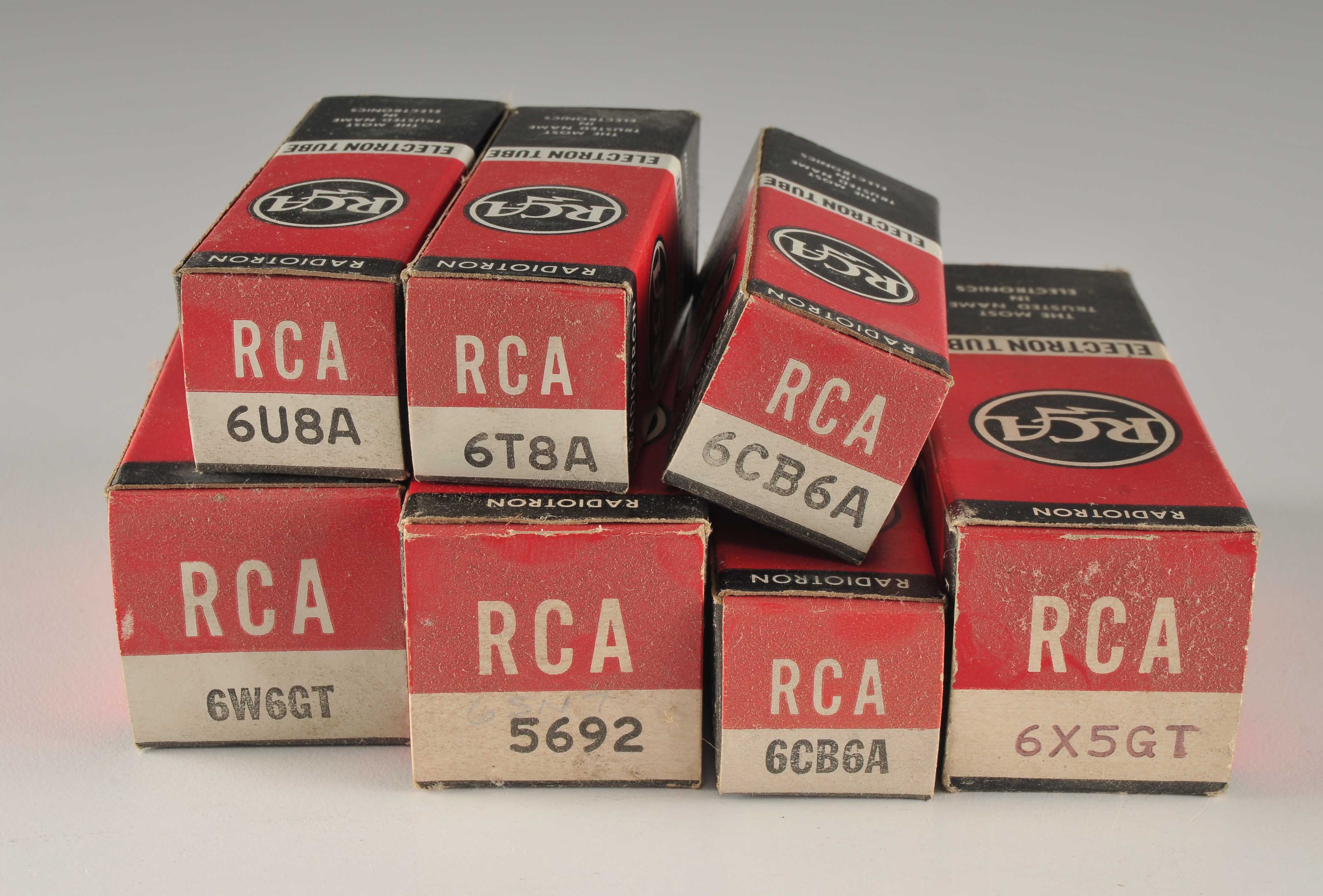 Collection of Vintage Radio Tubes