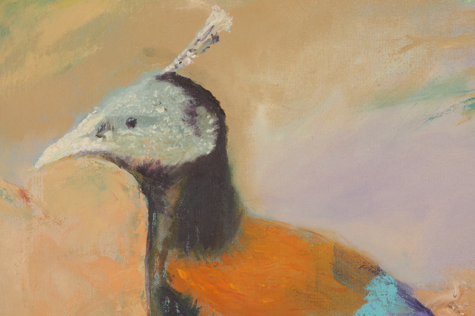 Blue Quail Painting by Patrick Hogan