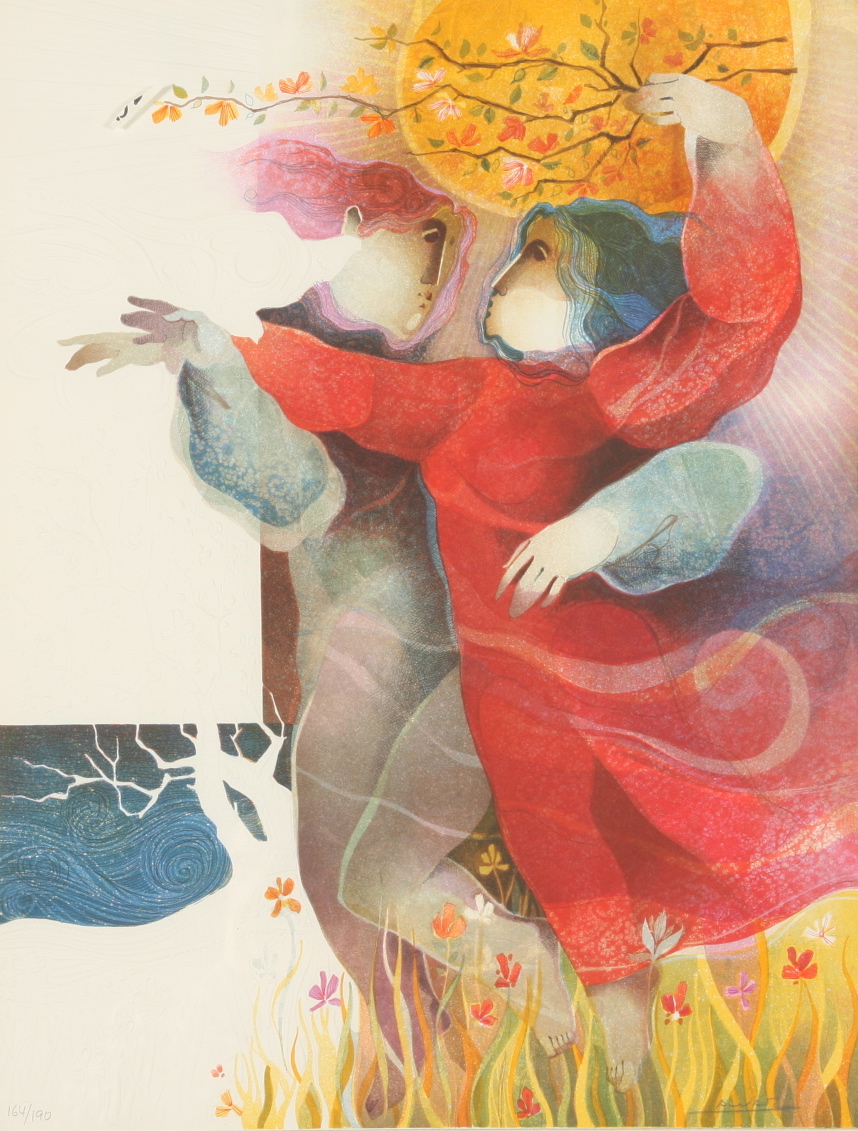 Alvar Sunol Munoz-Ramos Color Etching and Embossing