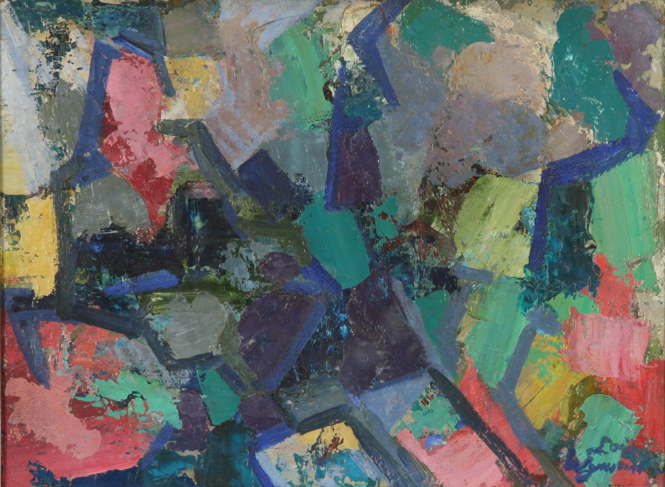 Lois Palmer Wyman Oil on Academy Board