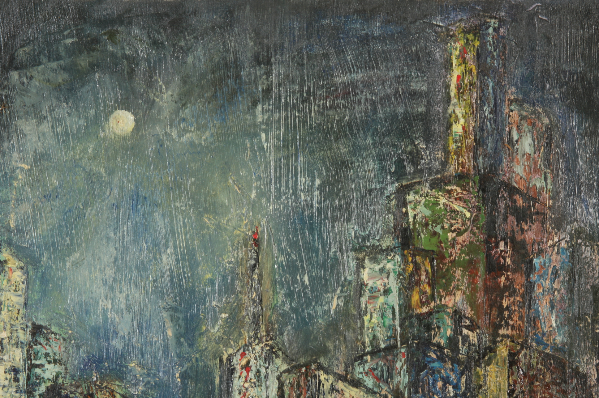 Original Esther Brown Oil on Academy Board 