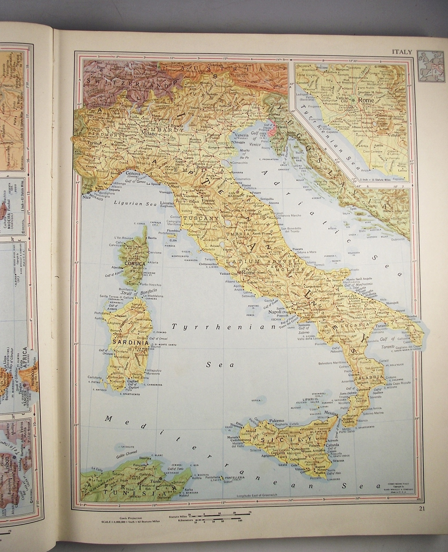 1951 Rand McNally World Atlas.