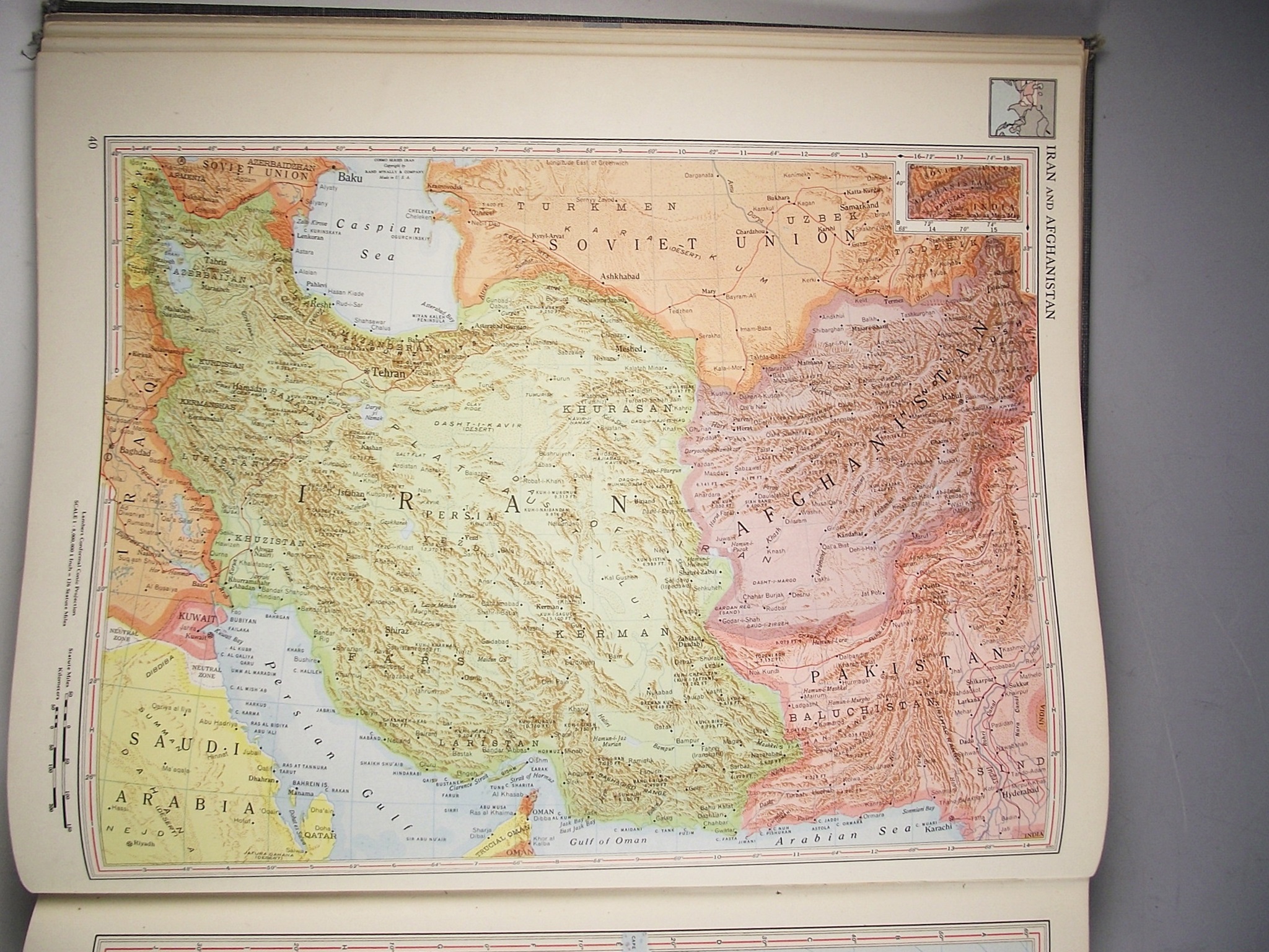 1951 Rand McNally World Atlas.