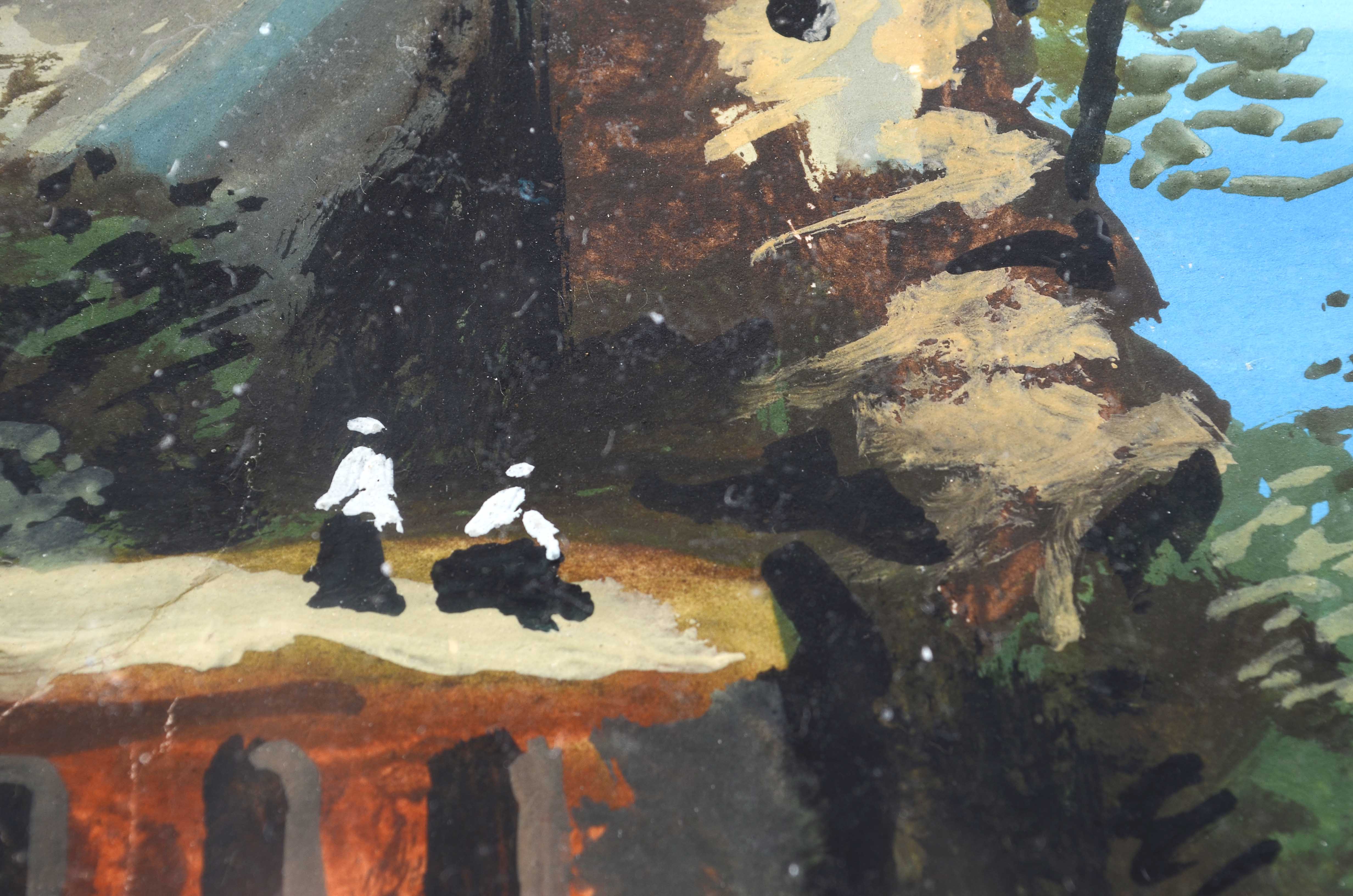 Original Gouache on Paper Painting