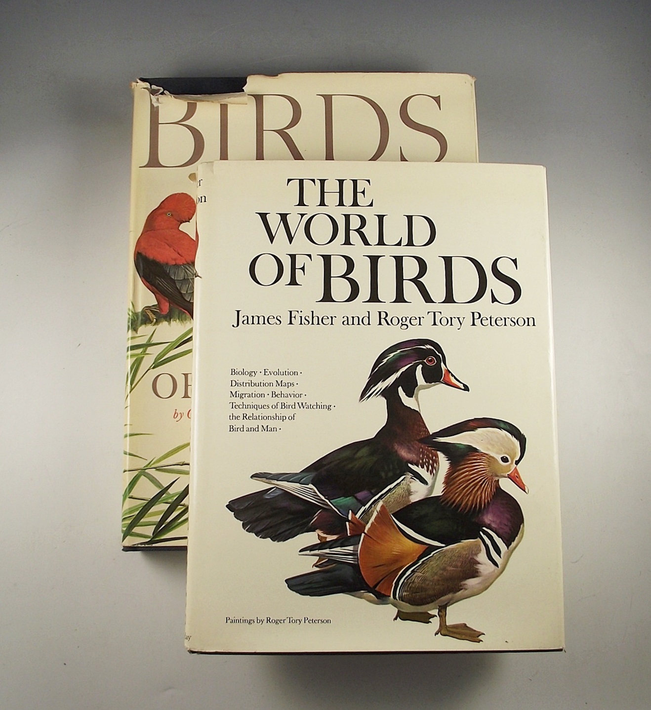 Bird reference books.