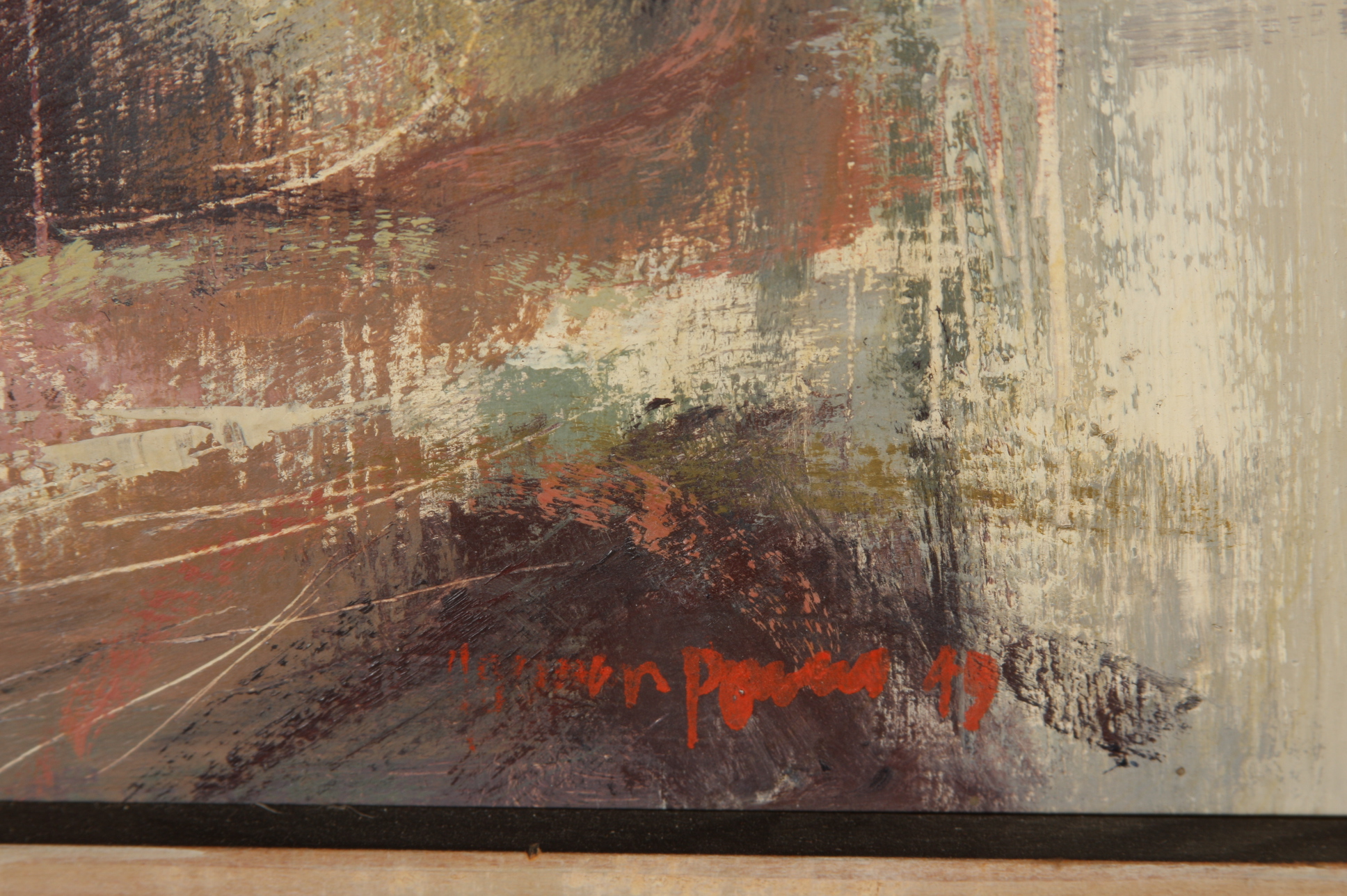 Original Oil on Academy Board