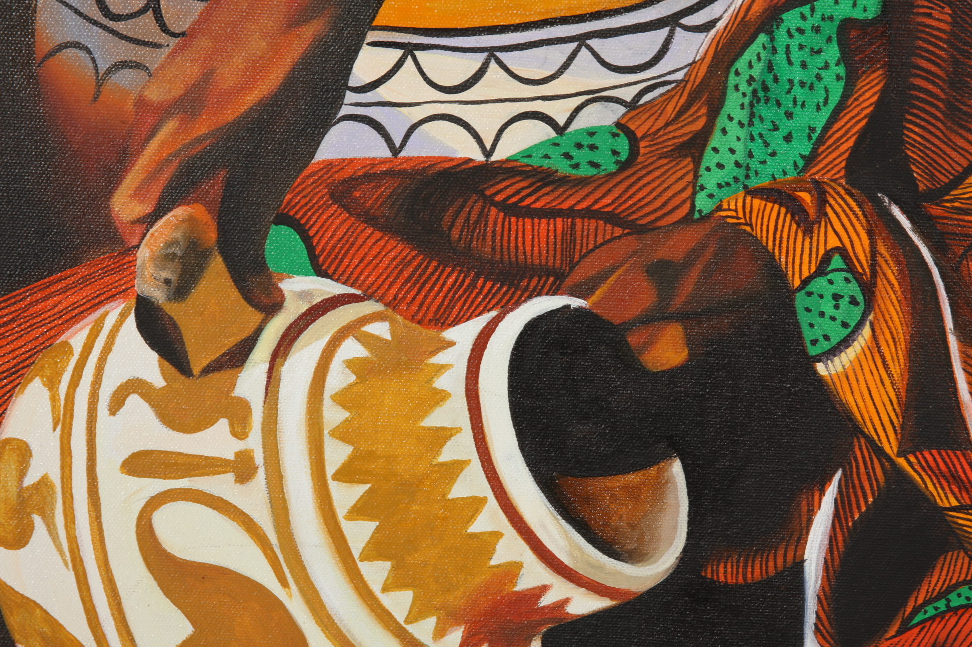 Original Alix Beaujour Oil On Canvas