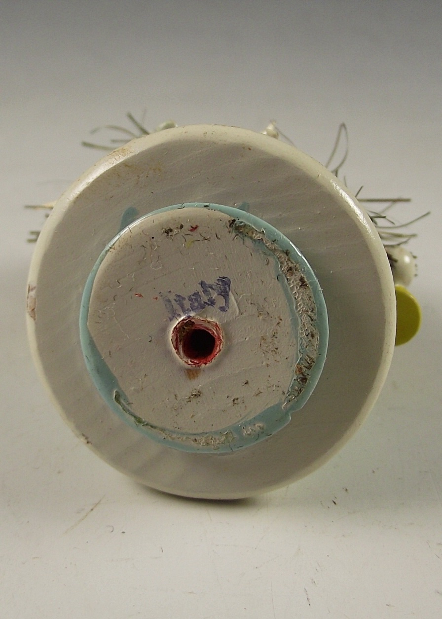 Wooden angel figurines.