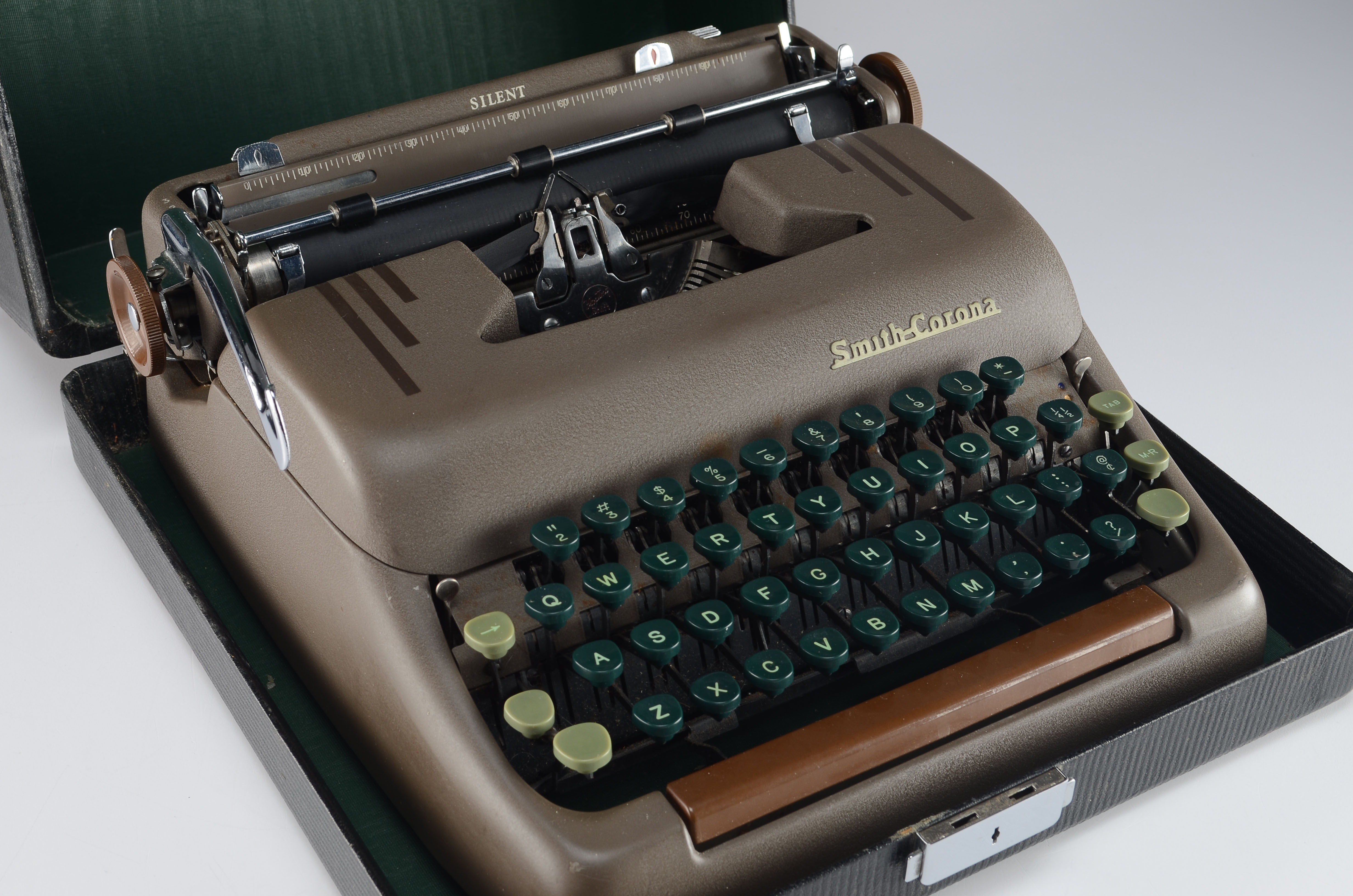 Smith-Corona Typewriter in Hard Portable Case
