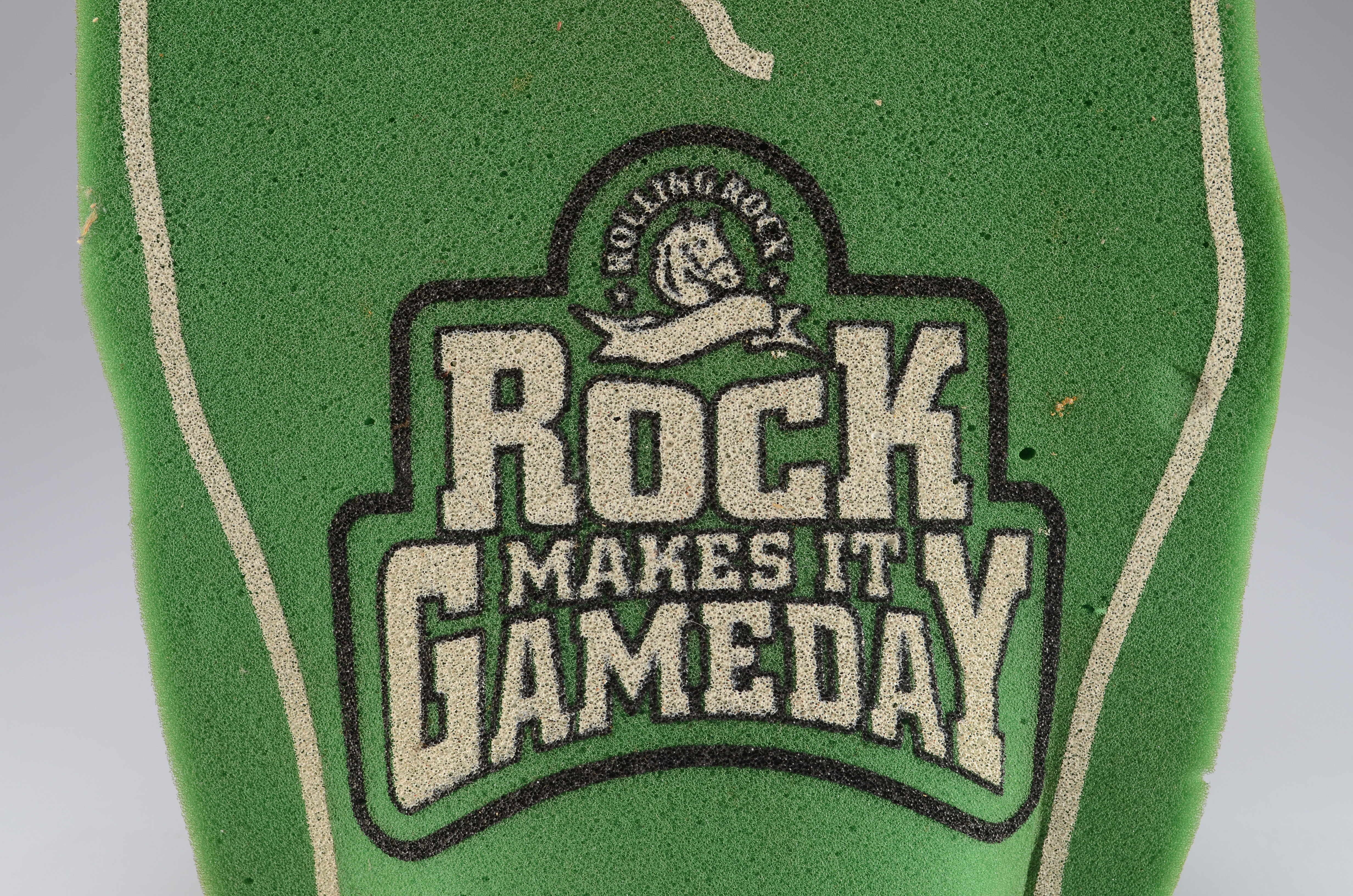 Sports Fan Foam Hand with Rolling Rock Advertising