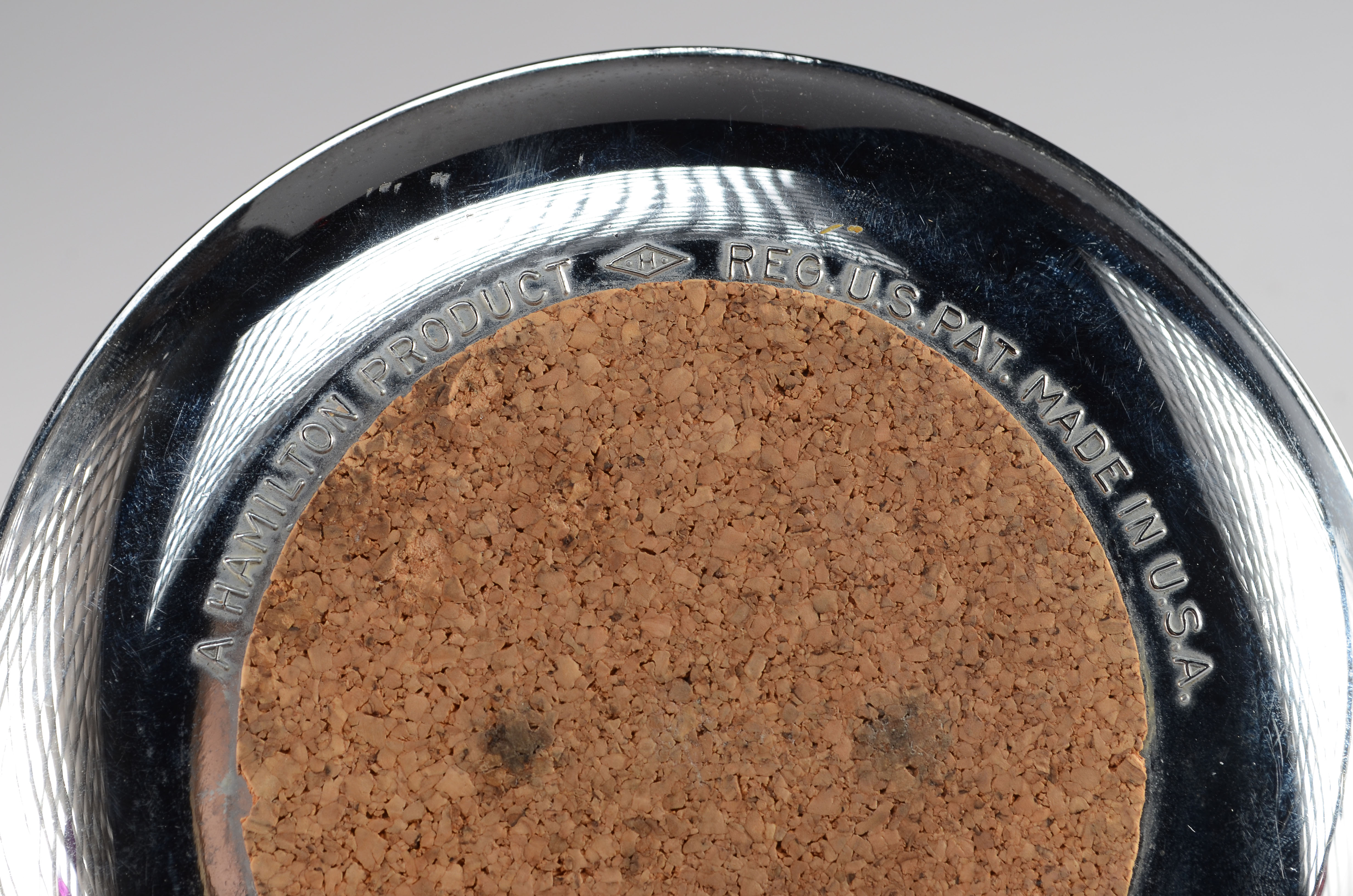 Hamilton Advertising Ashtray with Swinging Cigarette Holder