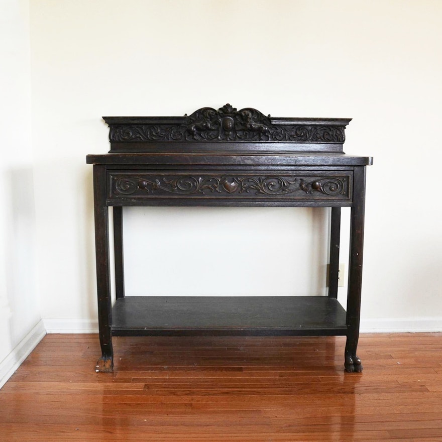 Renaissance style side board.