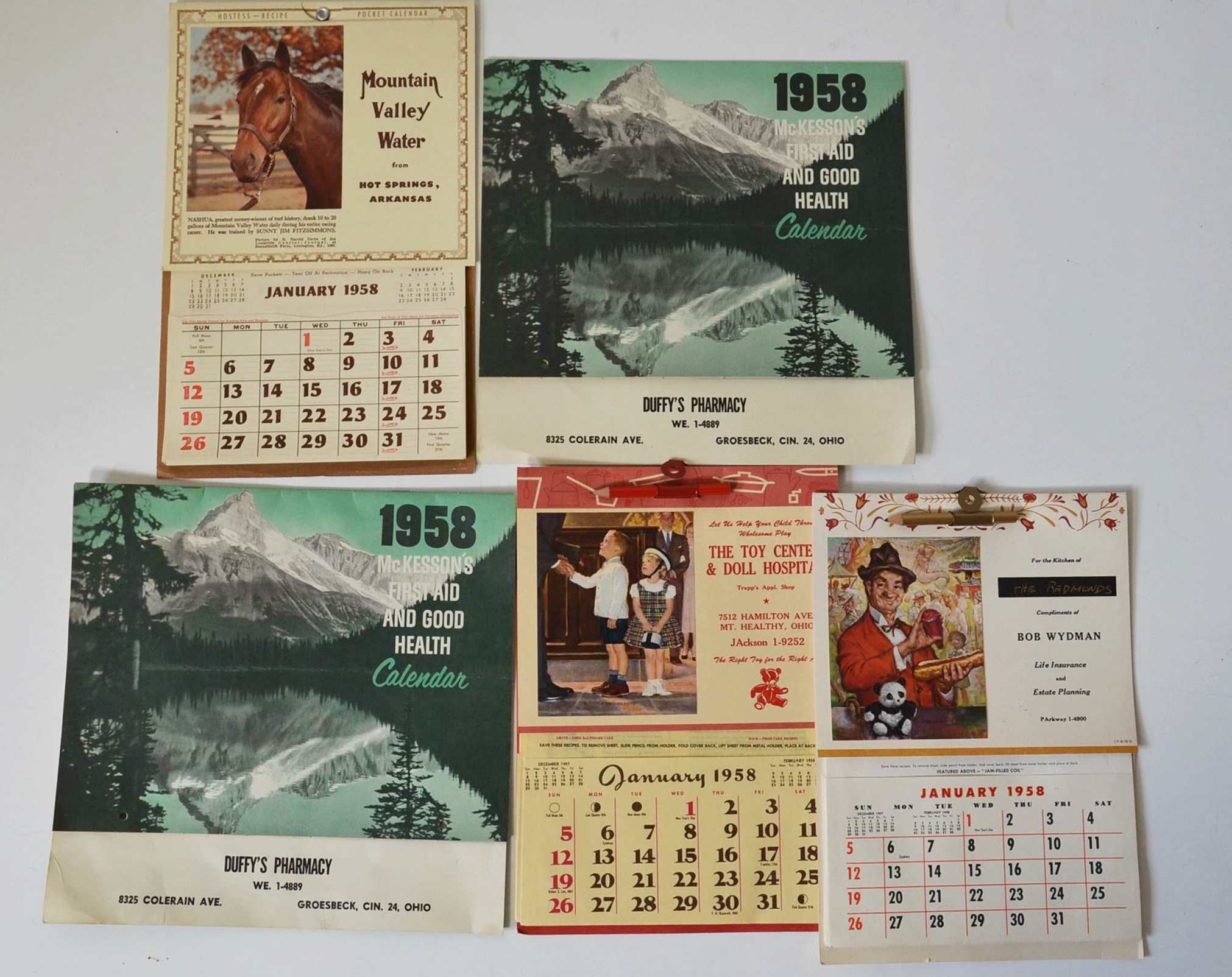 An array of ephemera.