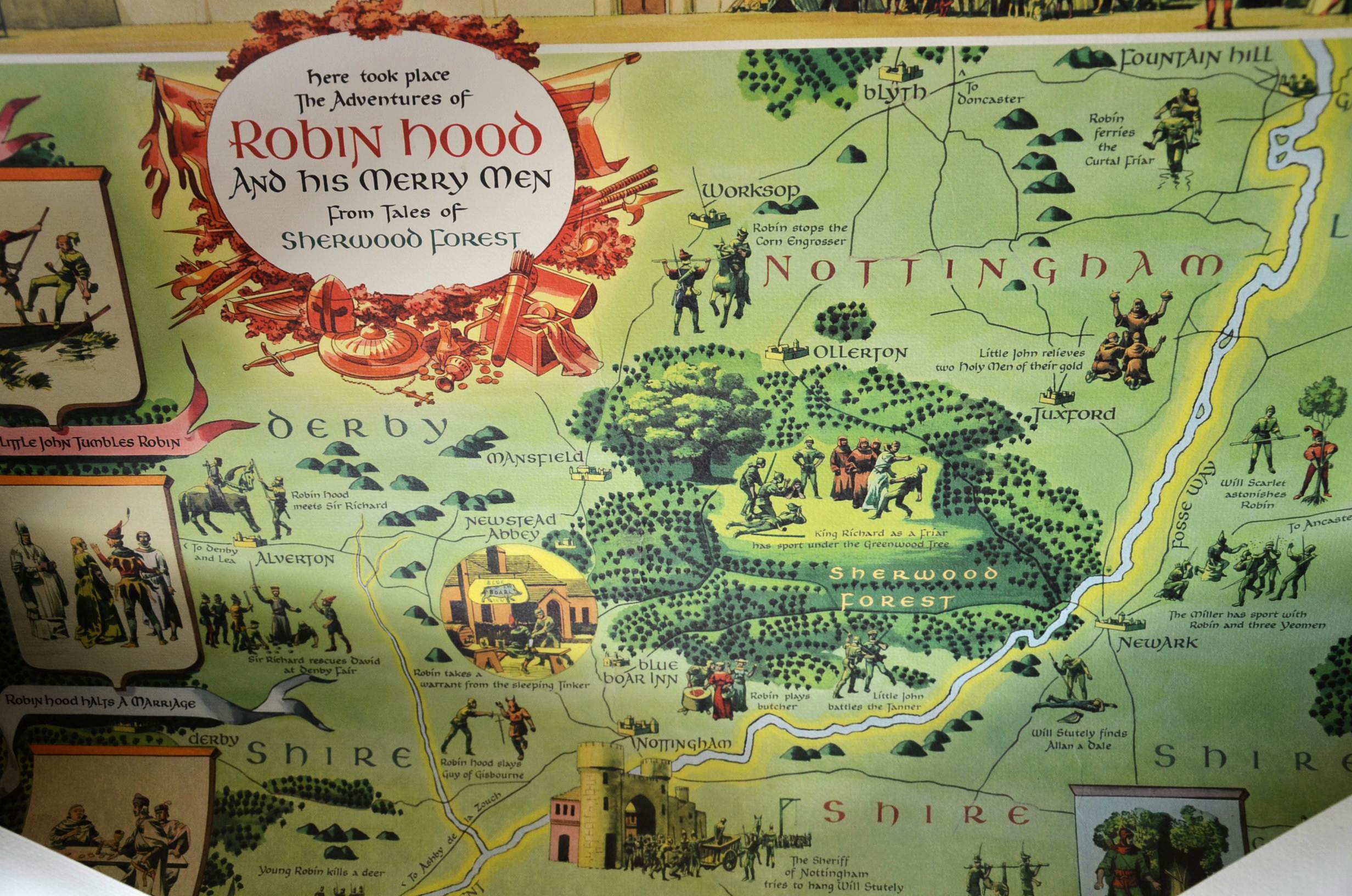 An array of ephemera.