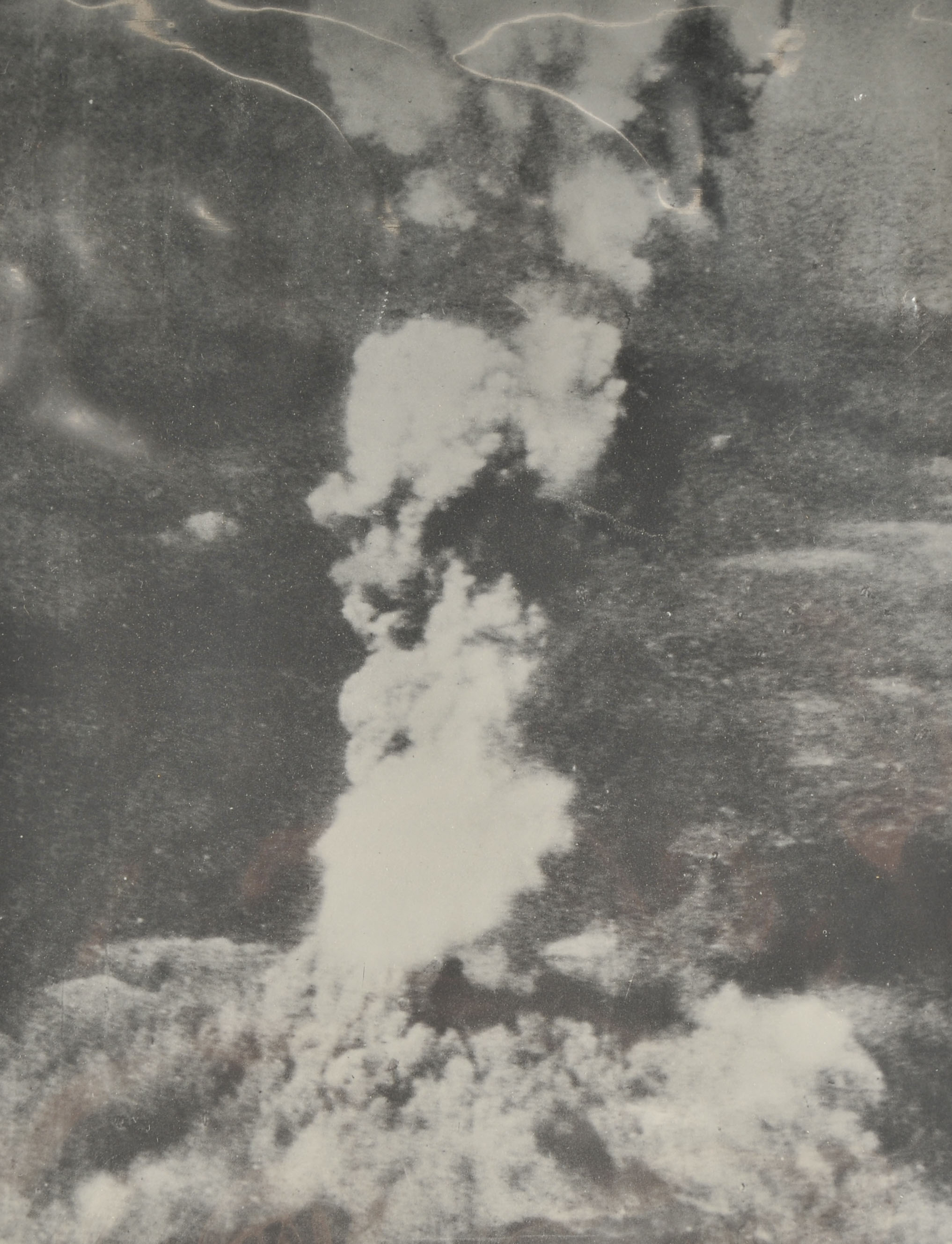 Signed Atomic Explosion Photograph 