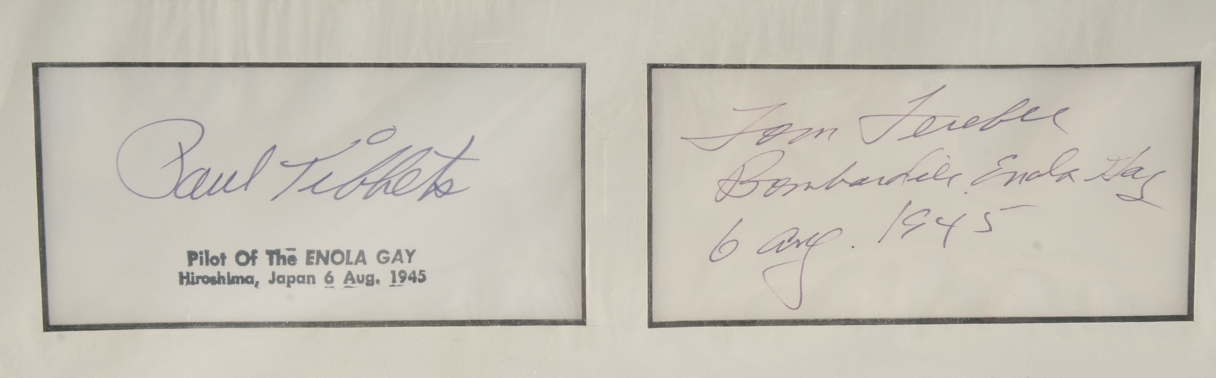 Signed Atomic Explosion Photograph 