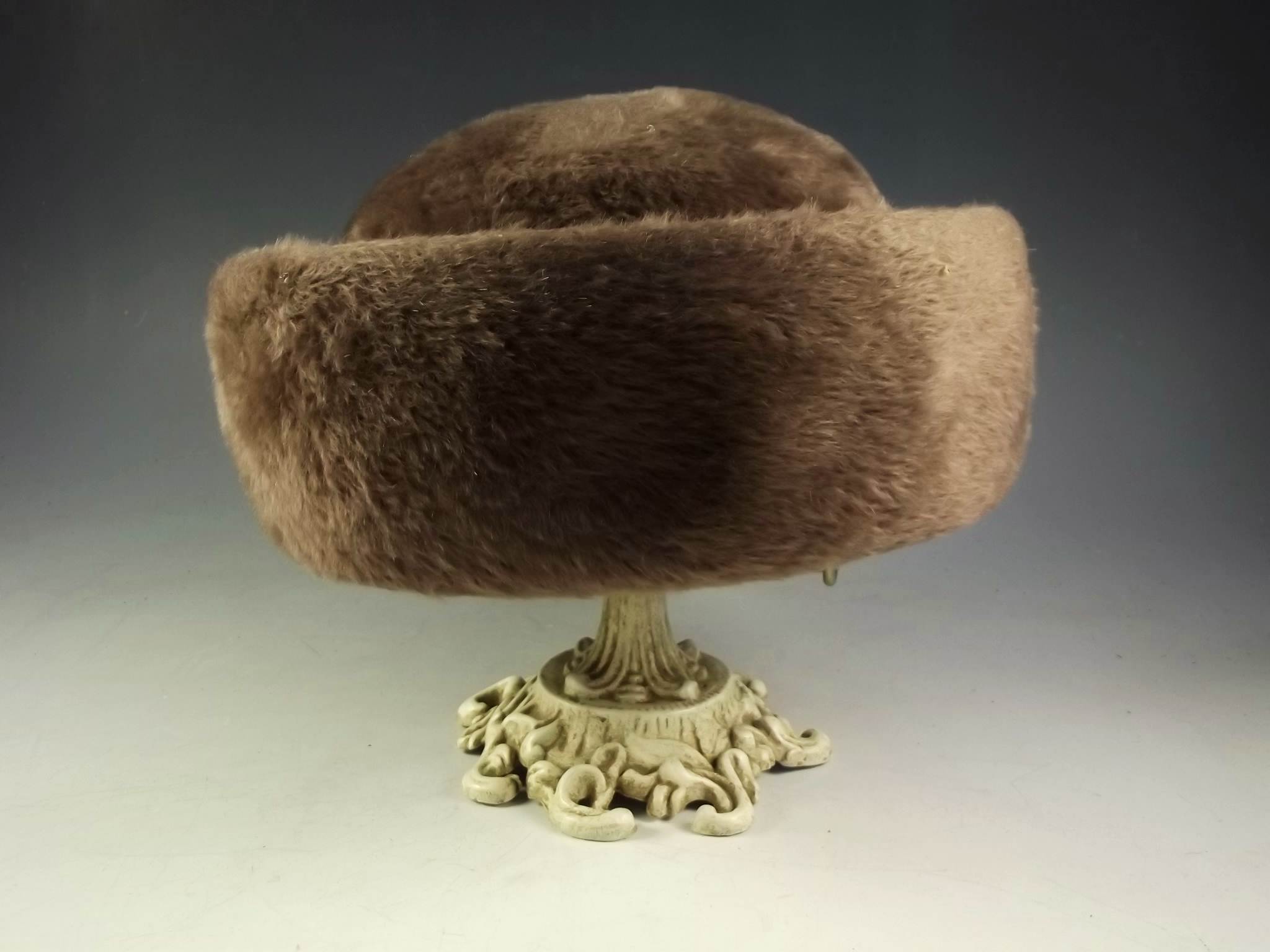 Empress vintage faux fur hat from Pogue's.